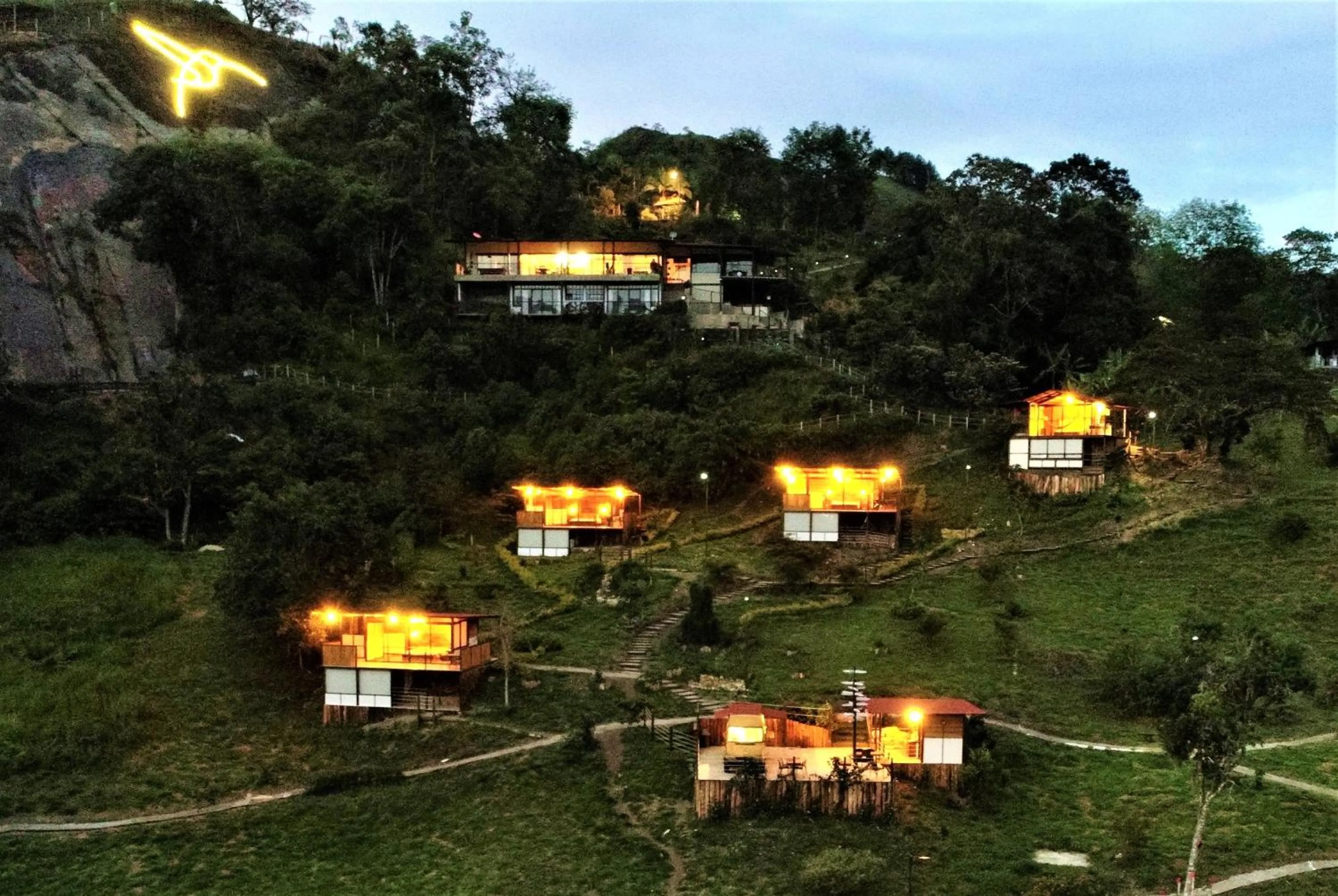 Natural landscape in Natubri Ecohotel