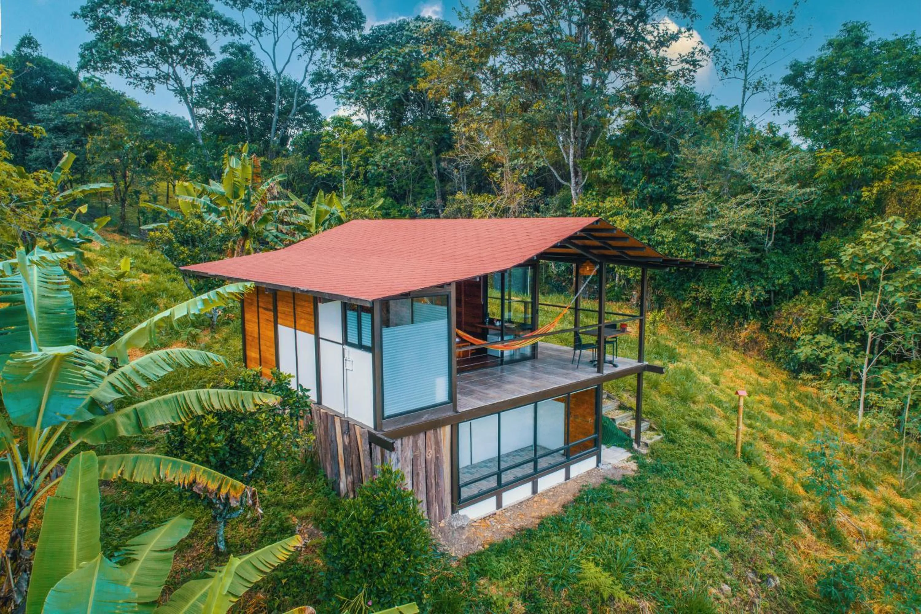 Natural landscape in Natubri Ecohotel