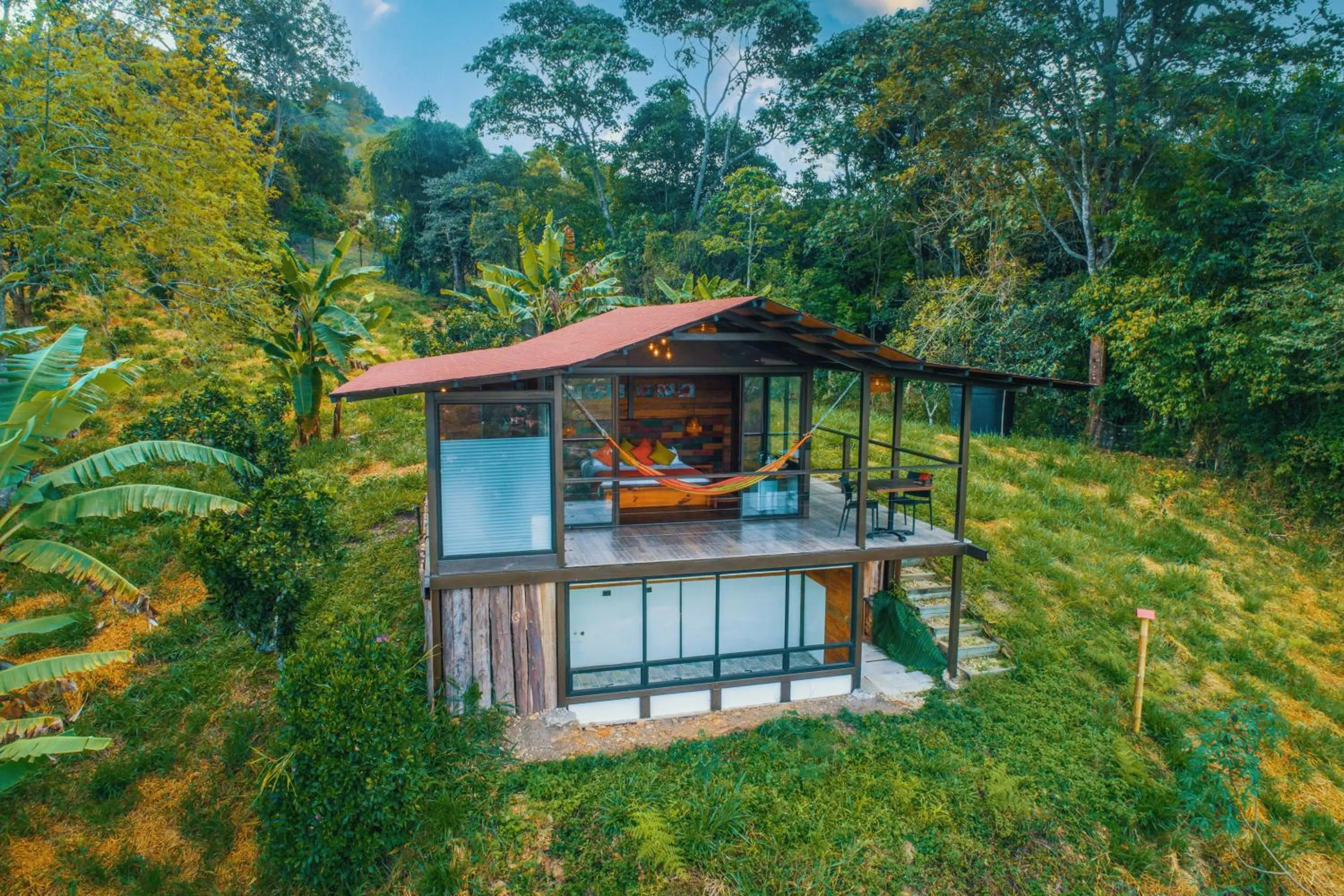 Natural landscape in Natubri Ecohotel