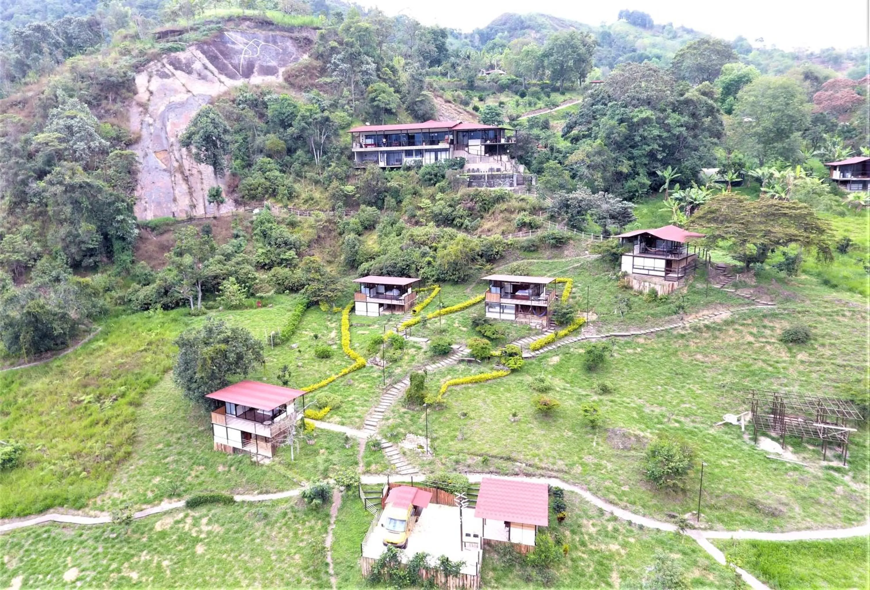 Bird's eye view in Natubri Ecohotel