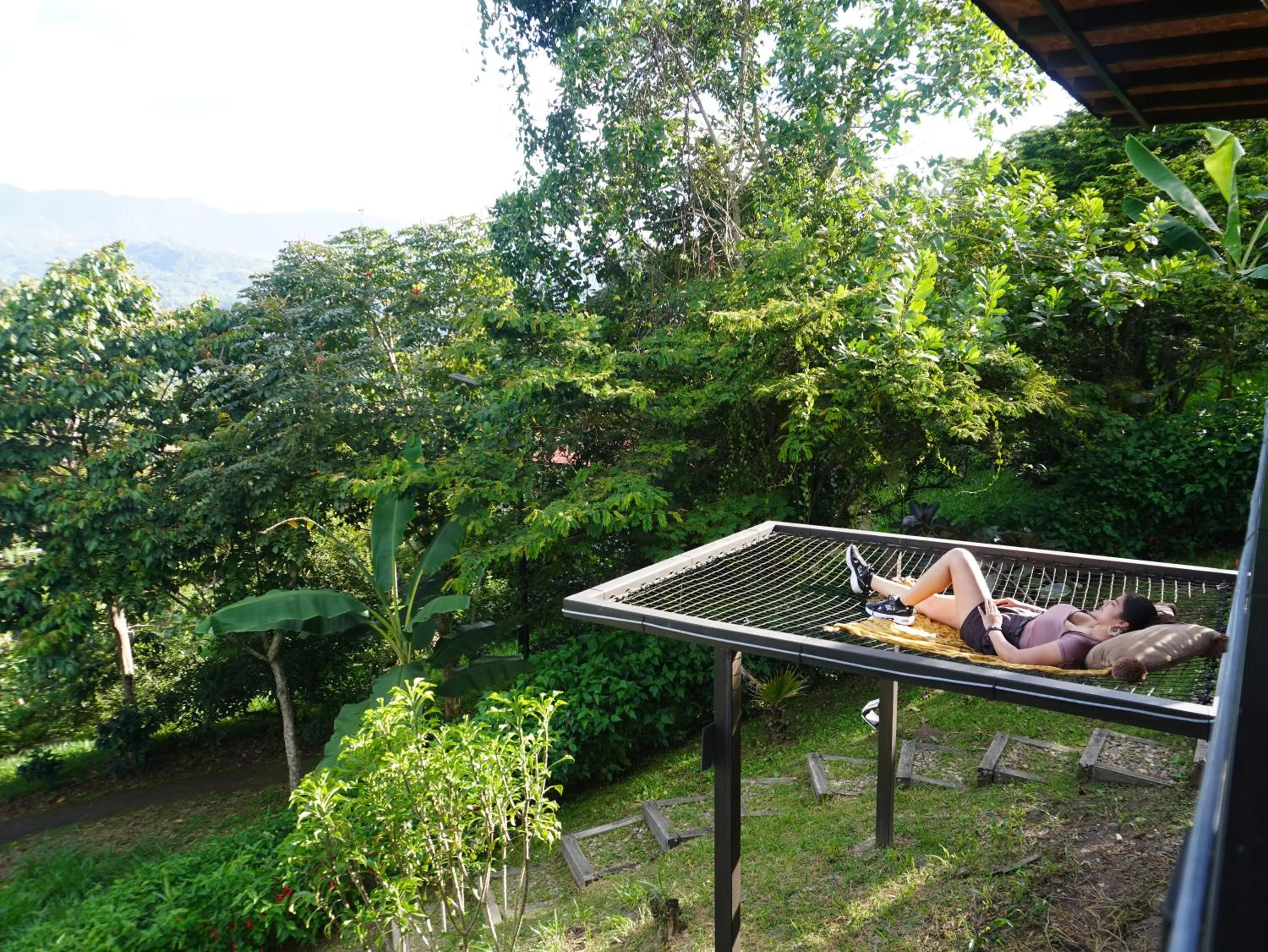 Garden view in Natubri Ecohotel