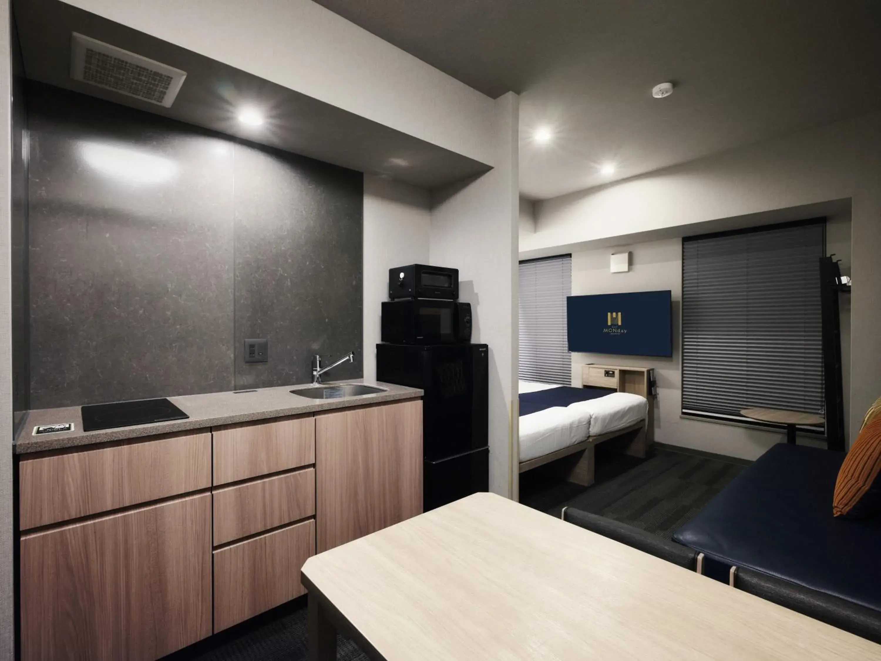 Bed in MONday Apart Asakusabashi Akihabara Bed in MONday Apart Asakusabashi Akihabara