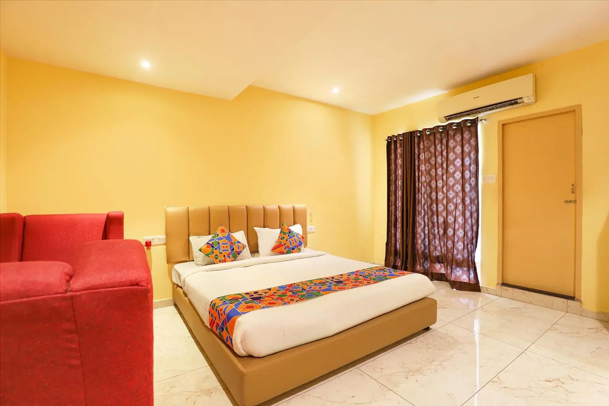 Bed in FabHotel Chamiers Park - Nandanam Bed in FabHotel Chamiers Park - Nandanam