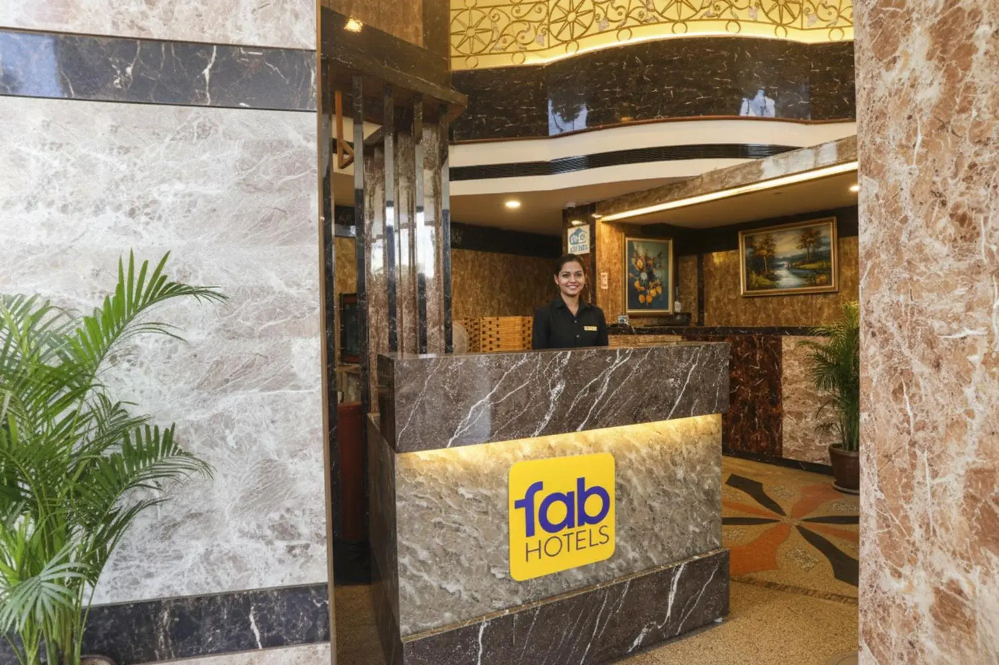 Lobby or reception in FabHotel Chamiers Park - Nandanam Lobby or reception in FabHotel Chamiers Park - Nandanam