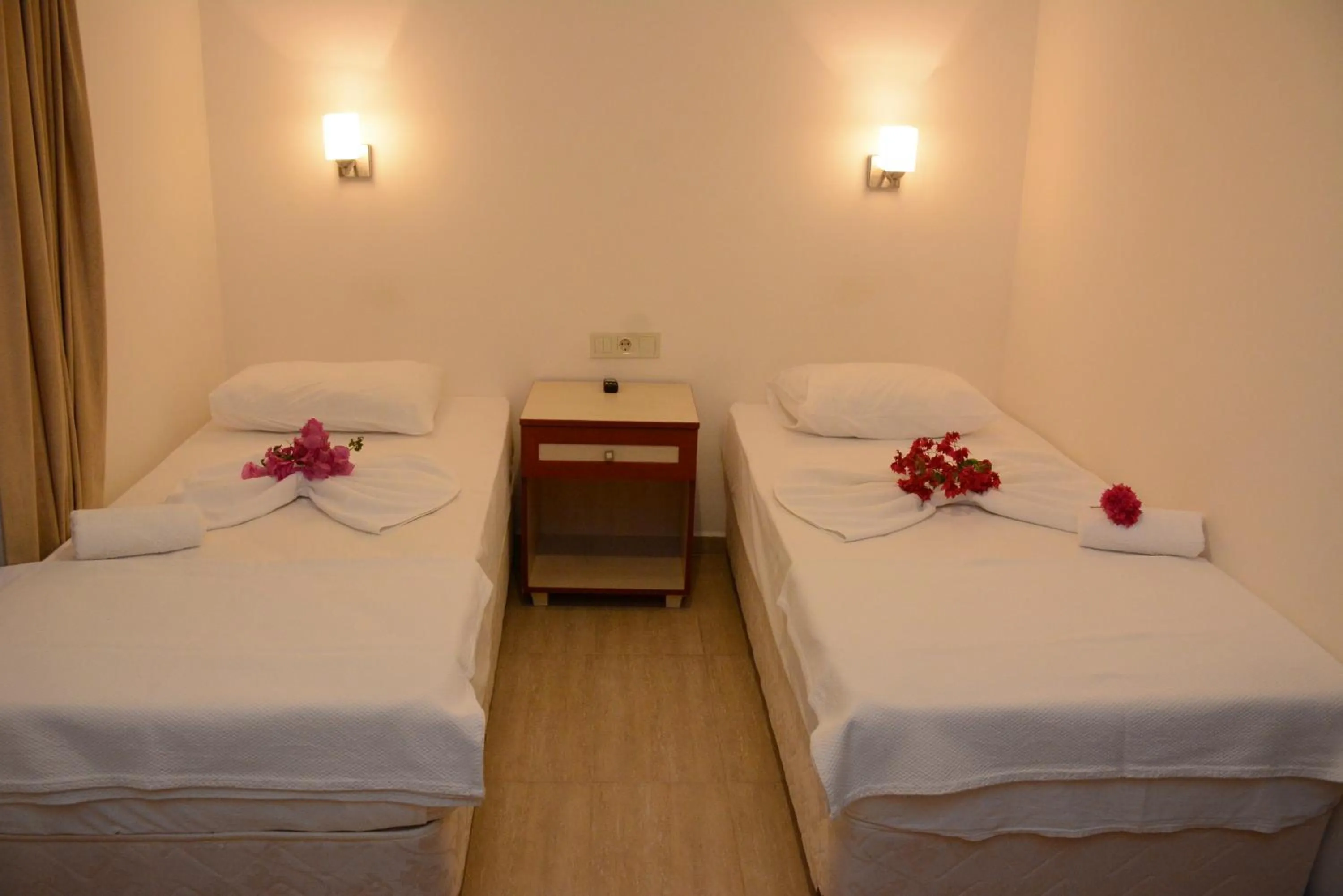 Bed in Manolya Hotel