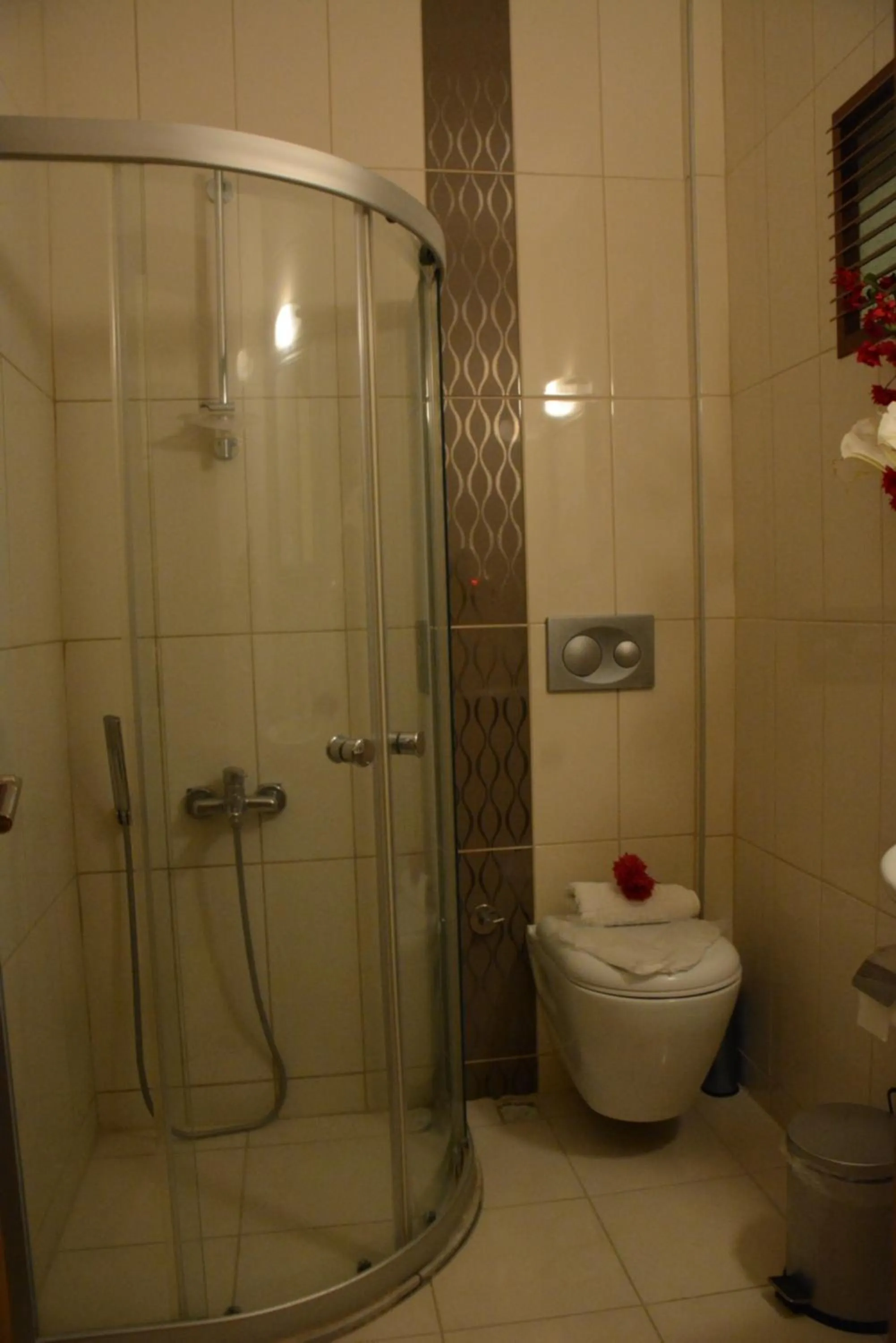 Bed in Manolya Hotel