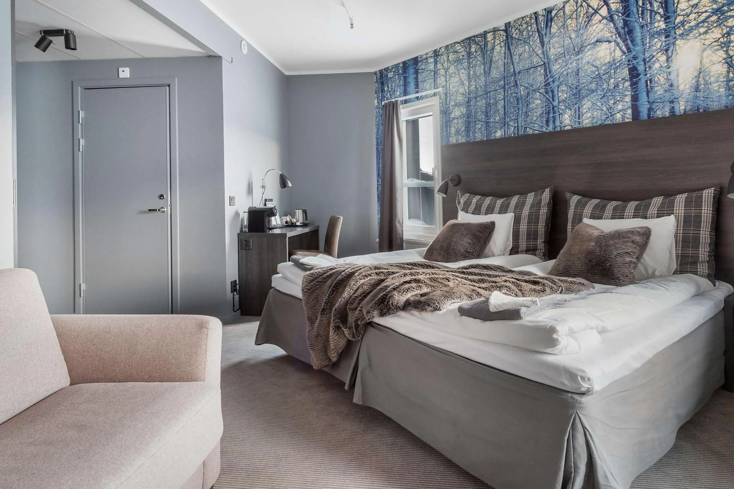 Bed in Stoten Ski Hotel
