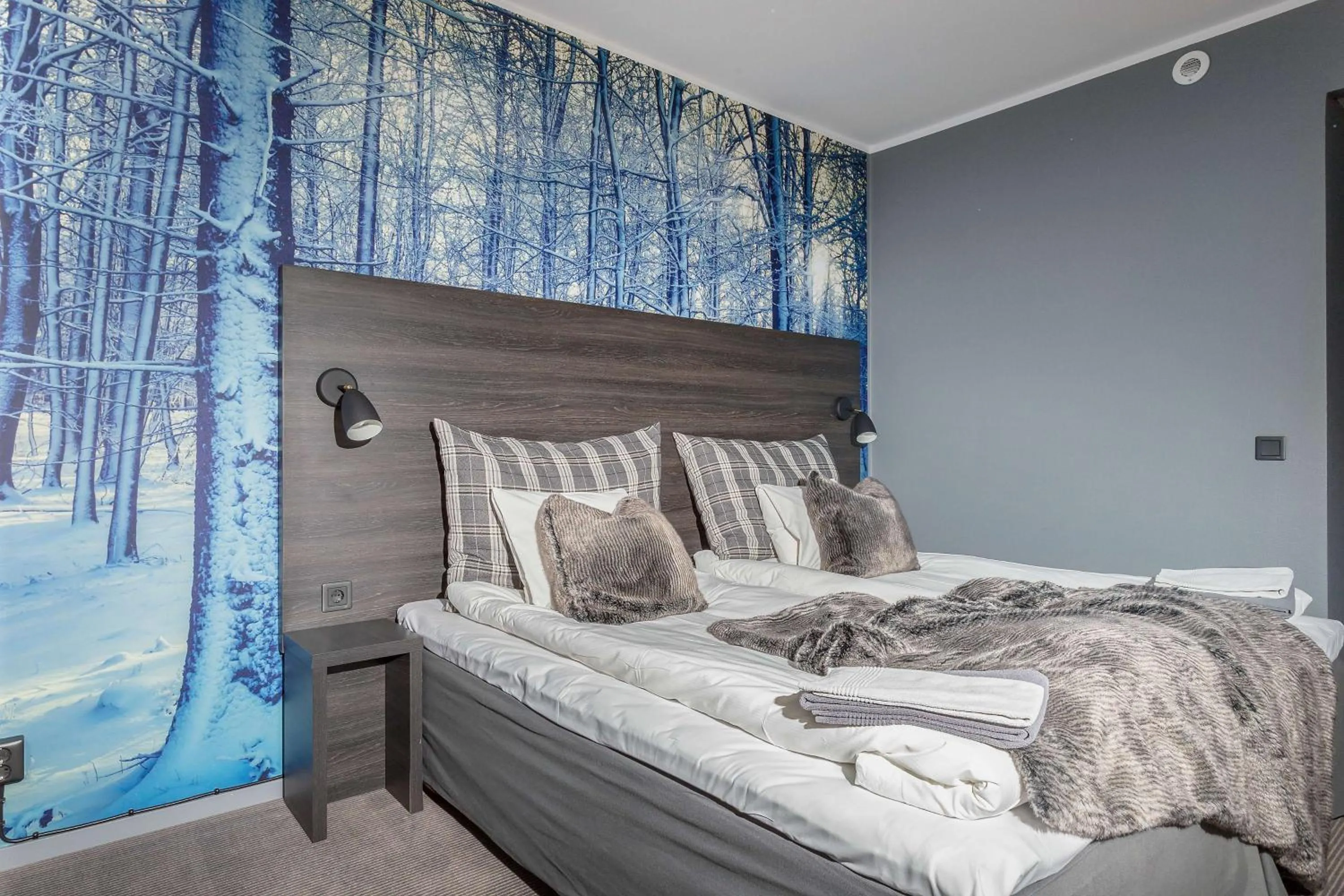 Bed in Stoten Ski Hotel