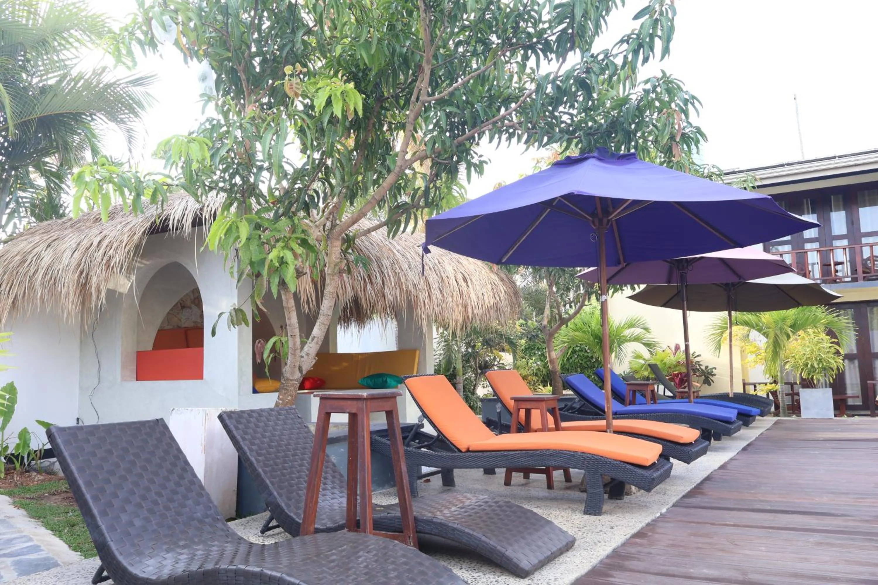 sunbed in Handagedara Resort & Spa