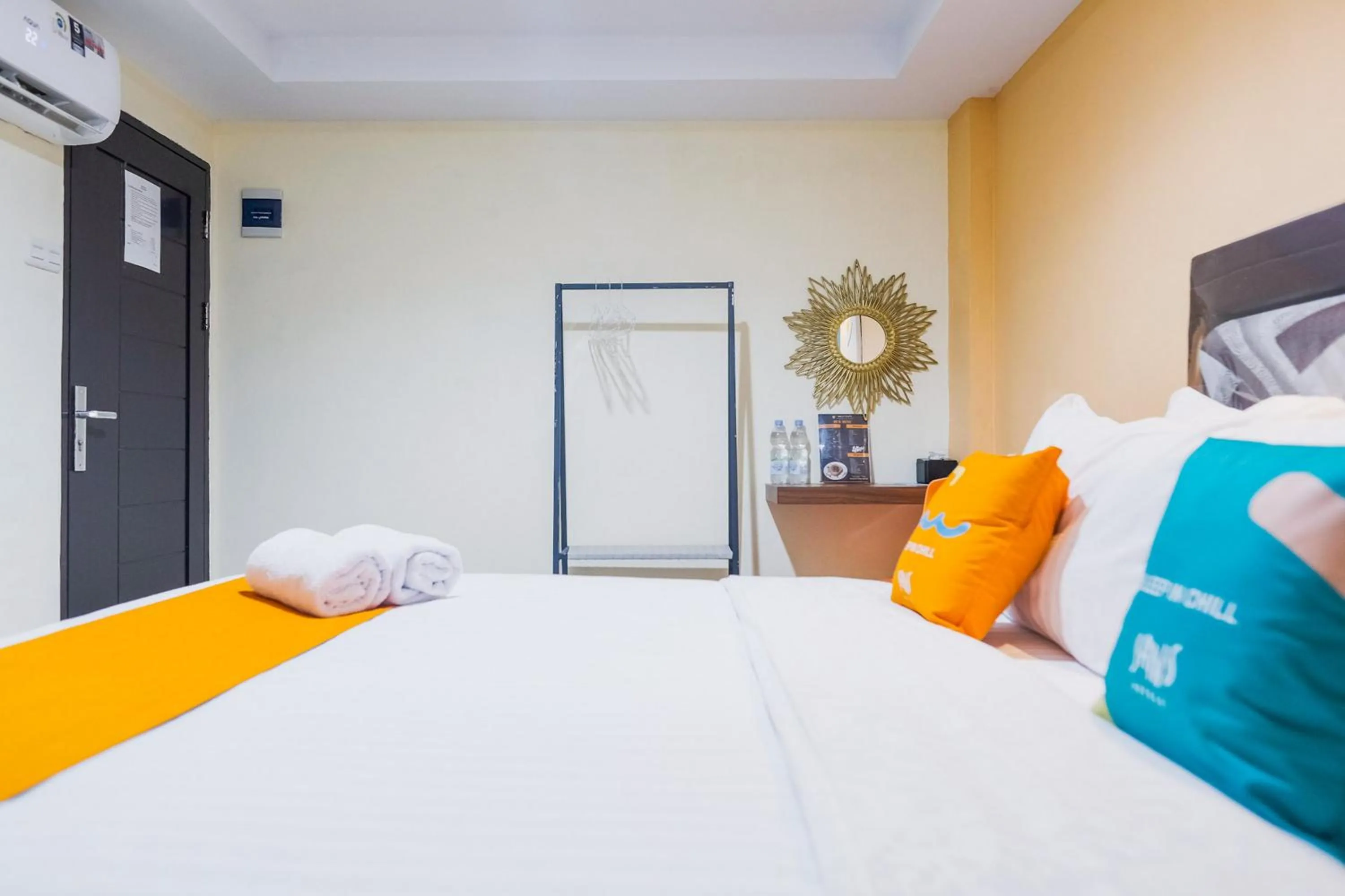 Bedroom, Bed in Sans Hotel Cemara Asri Medan