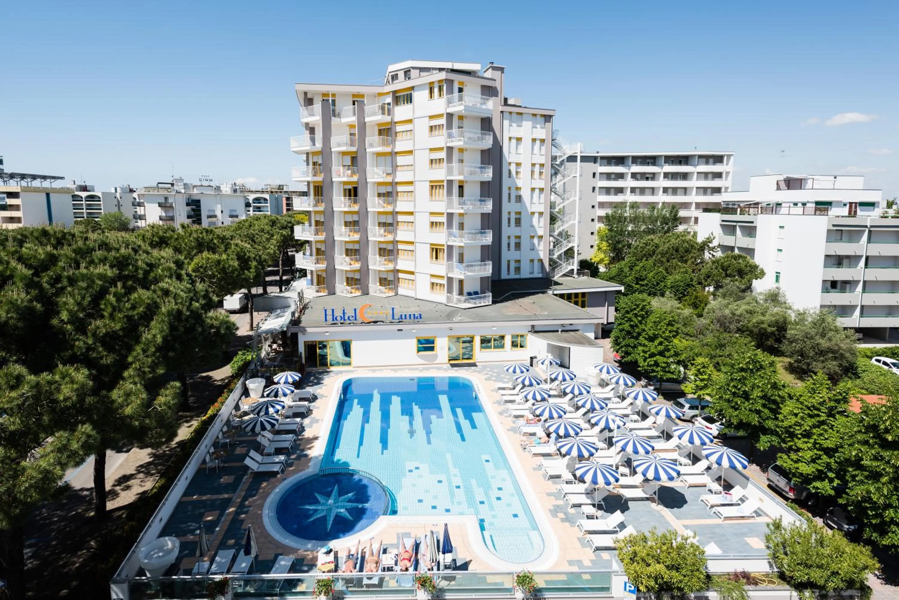 Property building in Hotel Luna