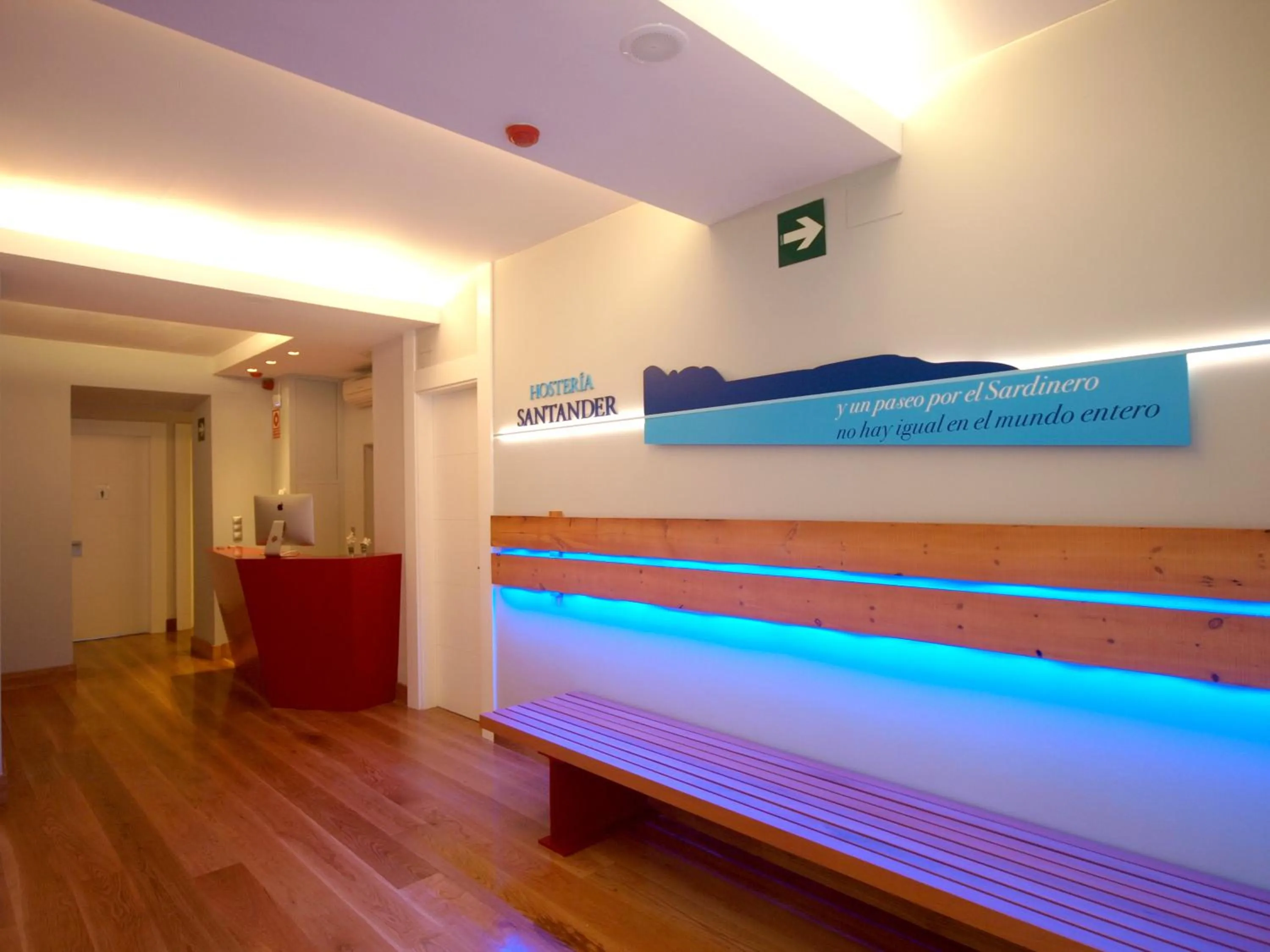 Lobby or reception in Hosteria Santander