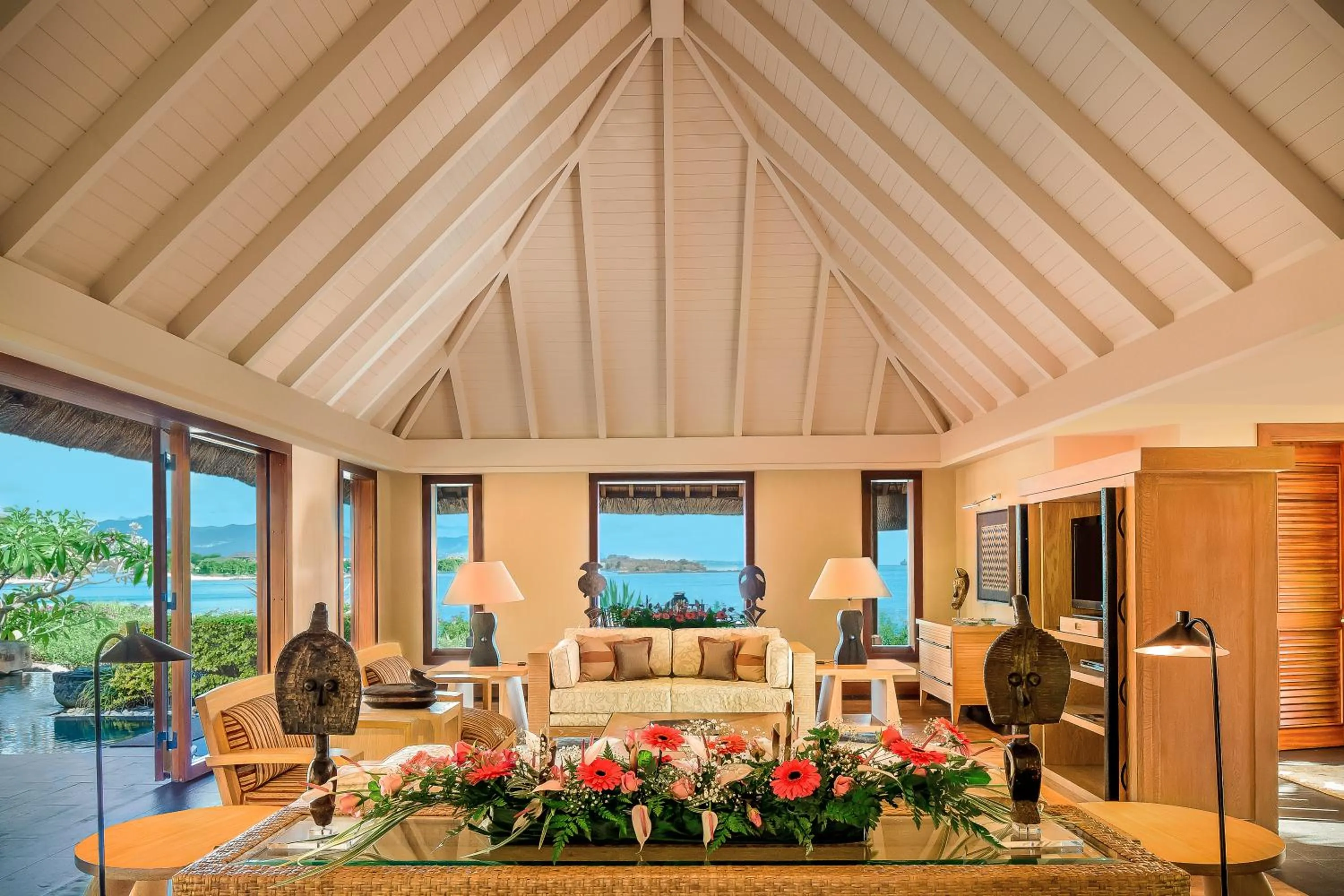 Living room in The Oberoi Beach Resort, Mauritius