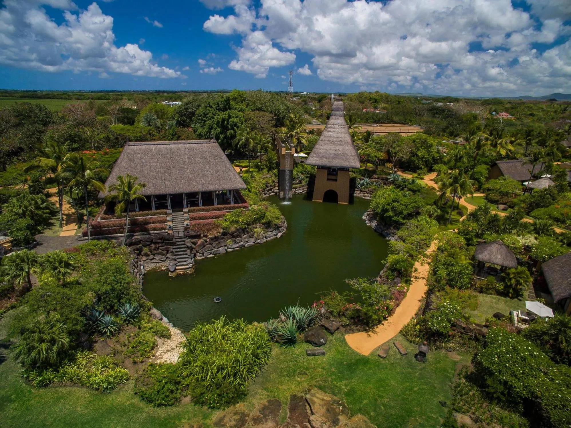 Natural landscape in The Oberoi Beach Resort, Mauritius