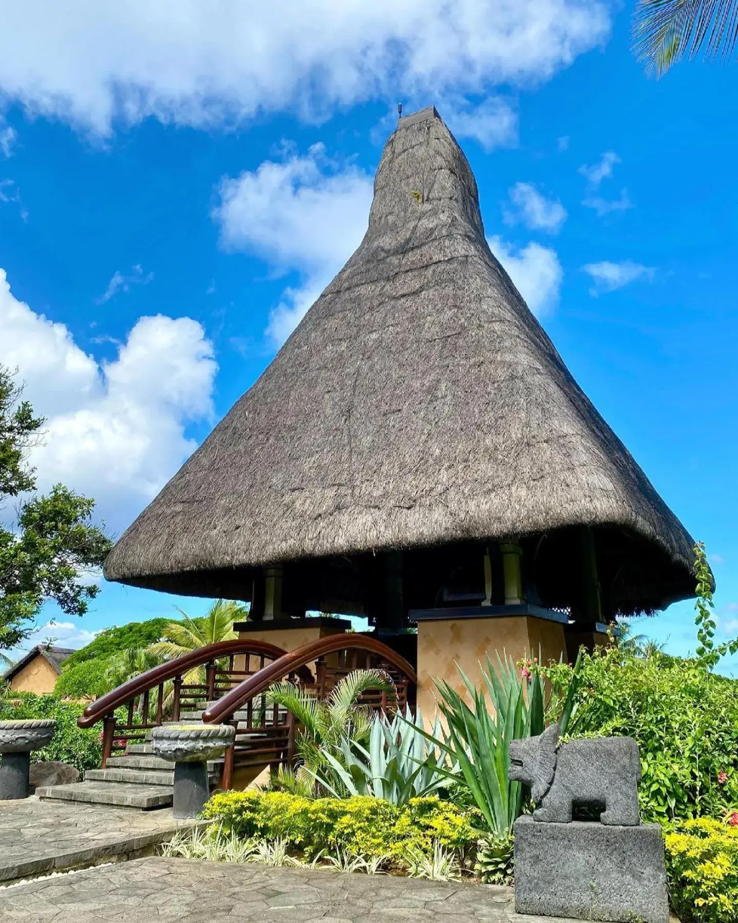 Facade/entrance in The Oberoi Beach Resort, Mauritius Facade/entrance in The Oberoi Beach Resort, Mauritius