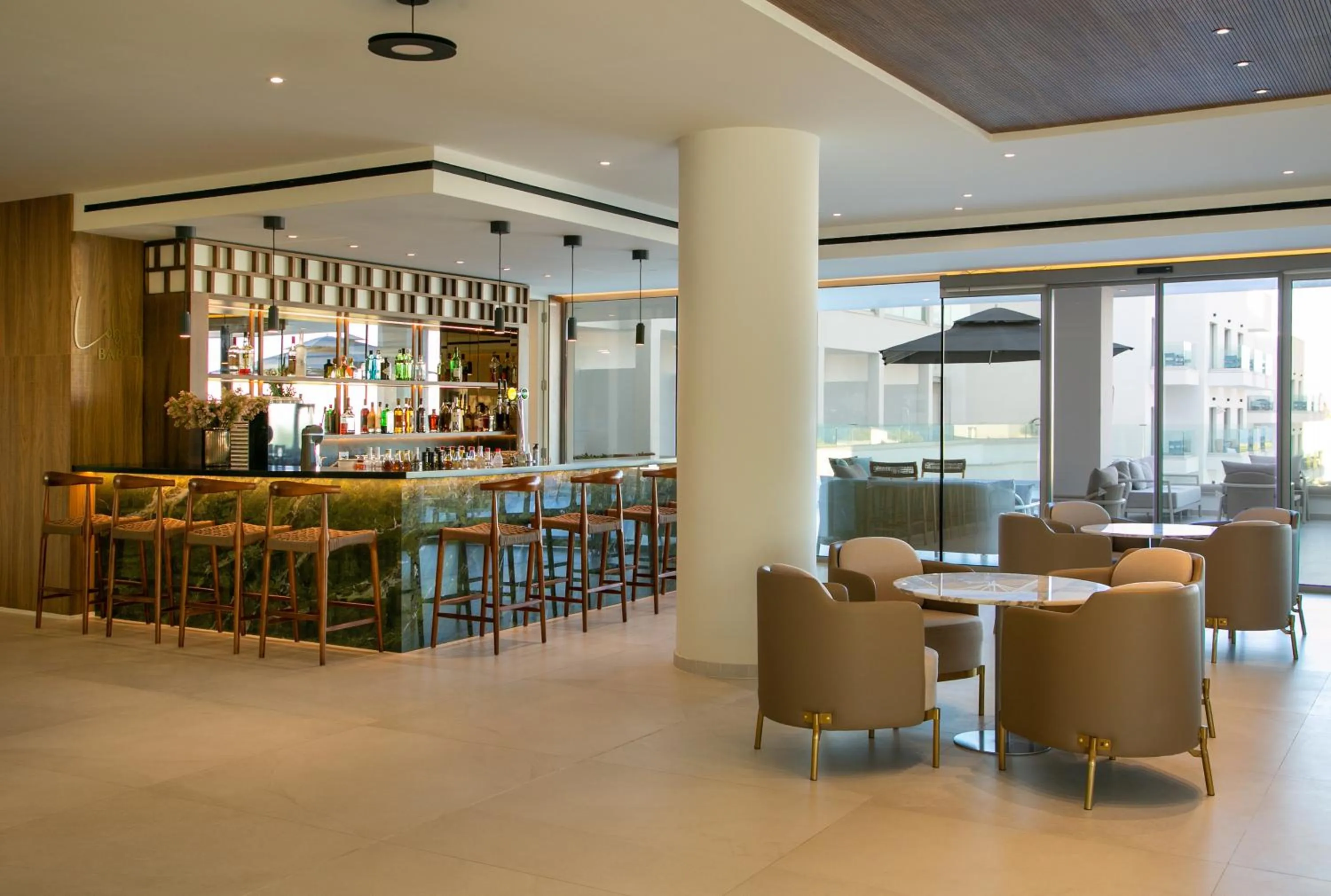 Lounge or bar in Atlantica Aqua Blue