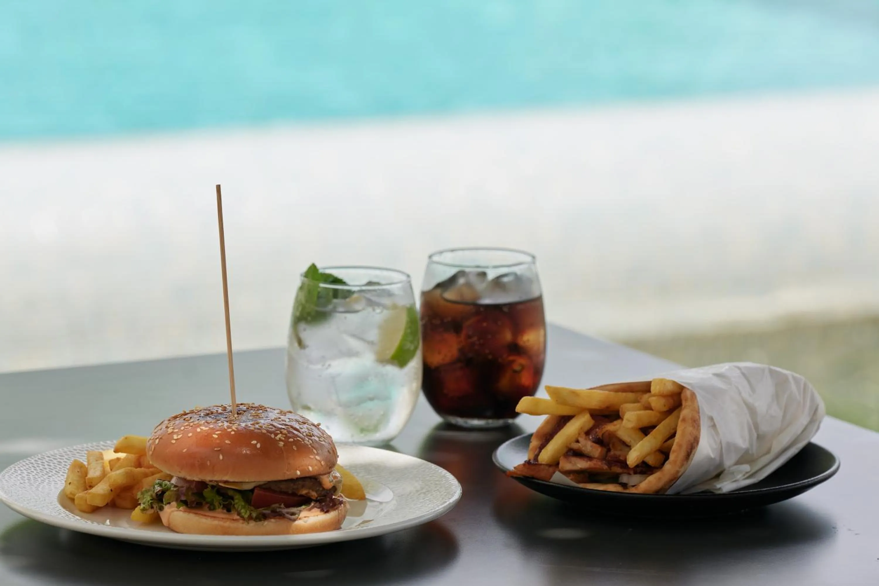 Food and drinks in Atlantica Aqua Blue