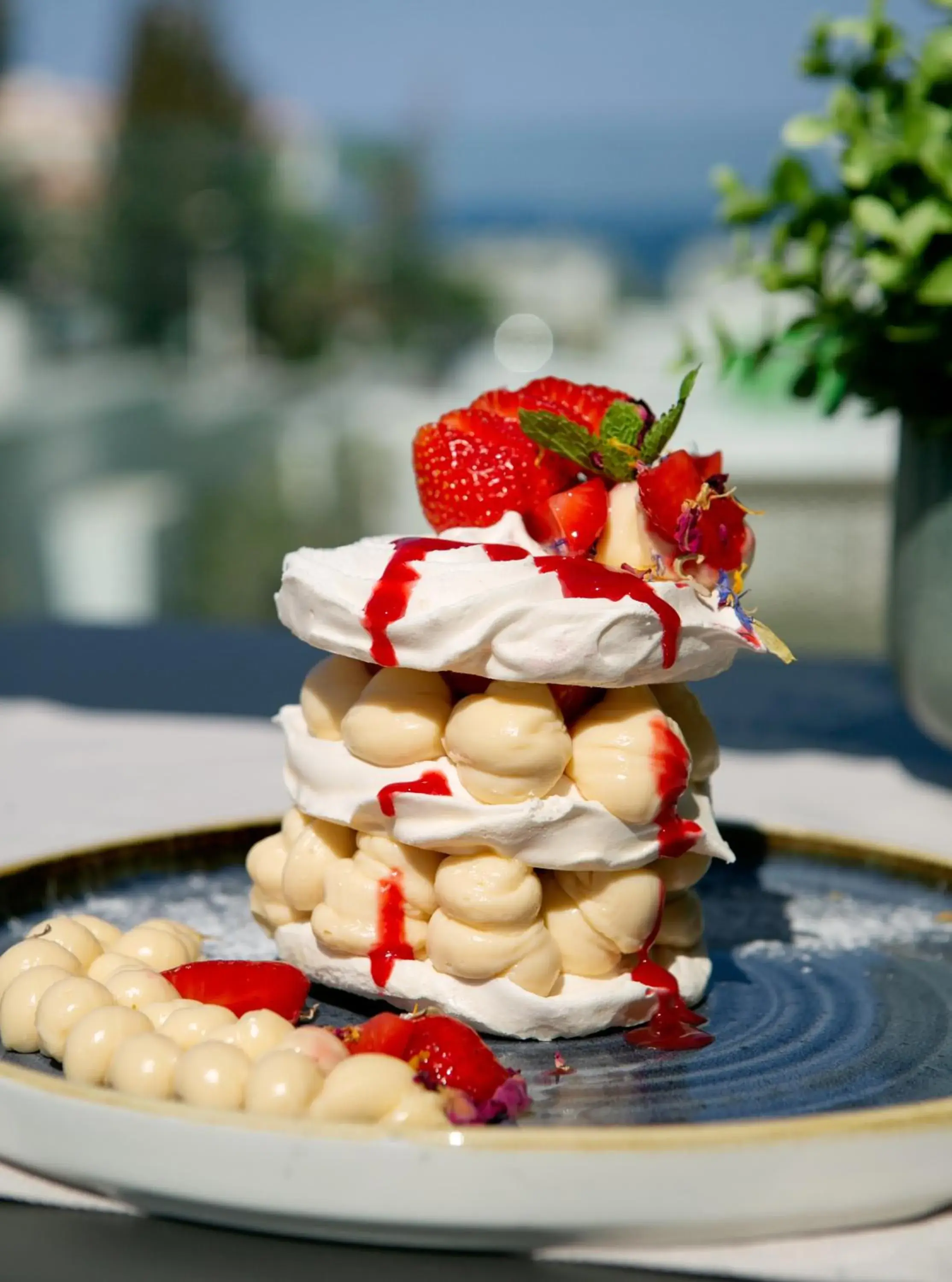 Food close-up in Atlantica Aqua Blue Food close-up in Atlantica Aqua Blue