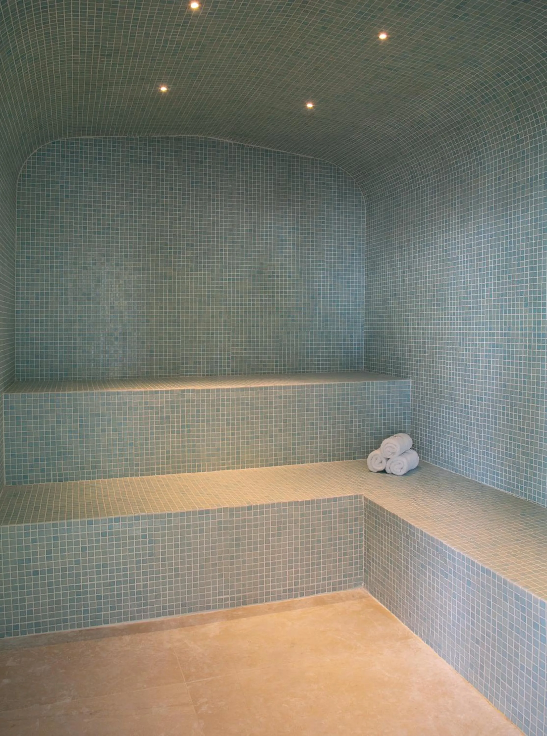 Steam room in Atlantica Aqua Blue