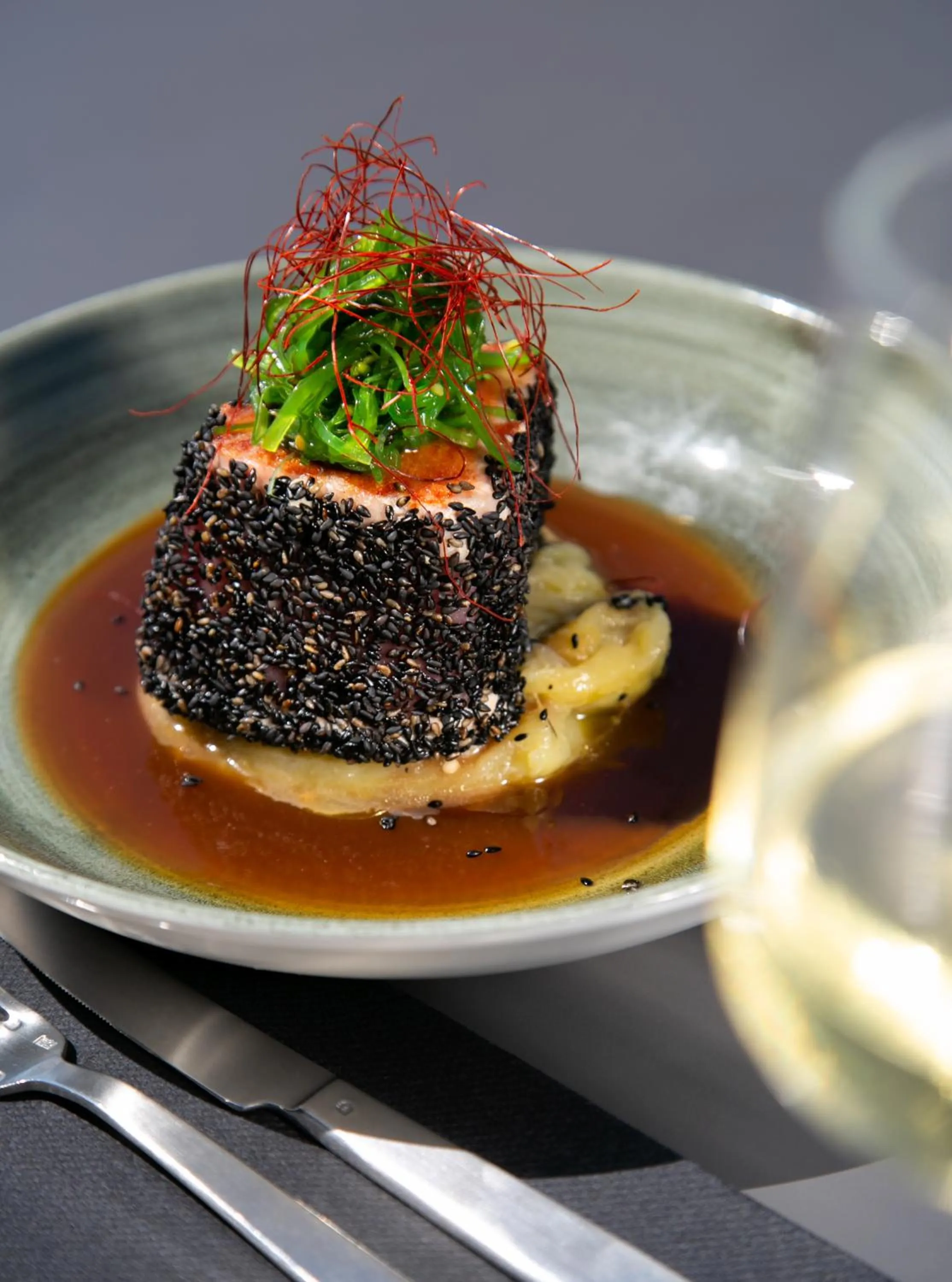 Food close-up in Atlantica Aqua Blue