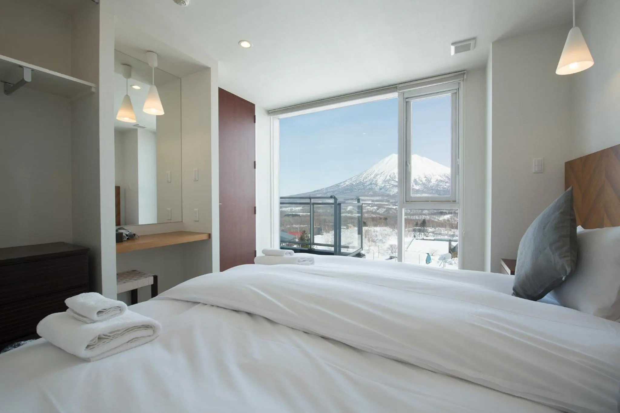 Bedroom, Bed in Niseko Landmark View