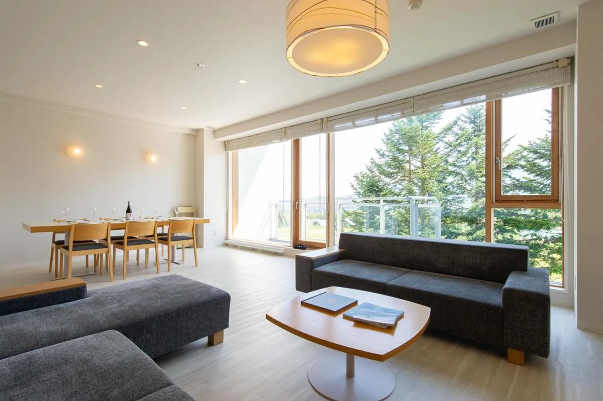 Living room in Niseko Landmark View