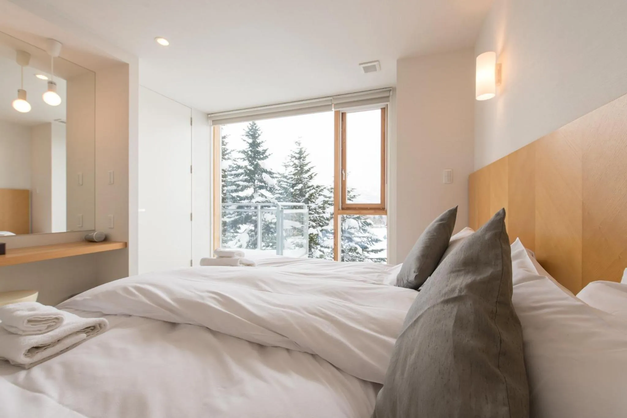 Bedroom, Bed in Niseko Landmark View