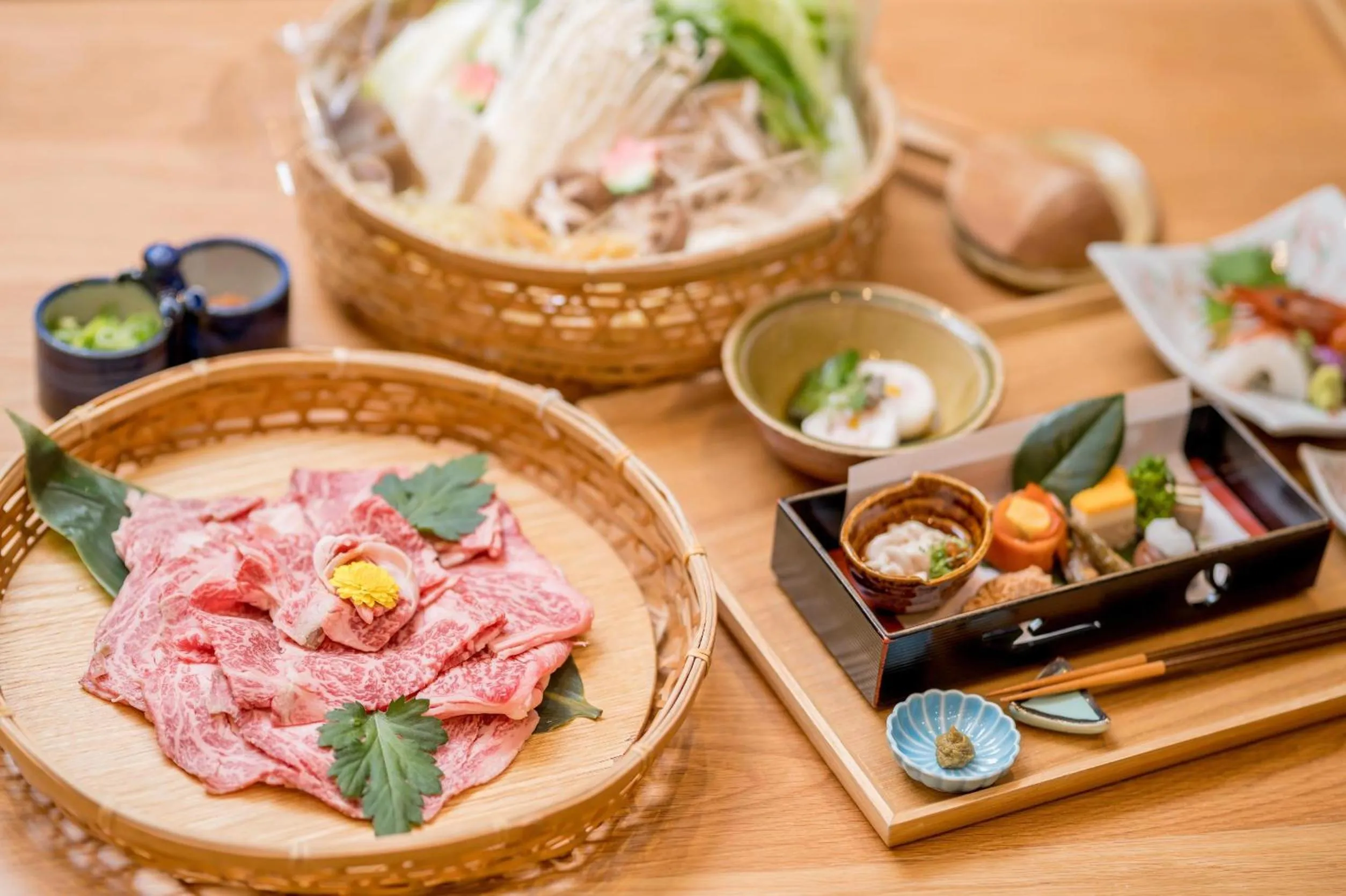 Dinner in Ryokan Ryokufuso