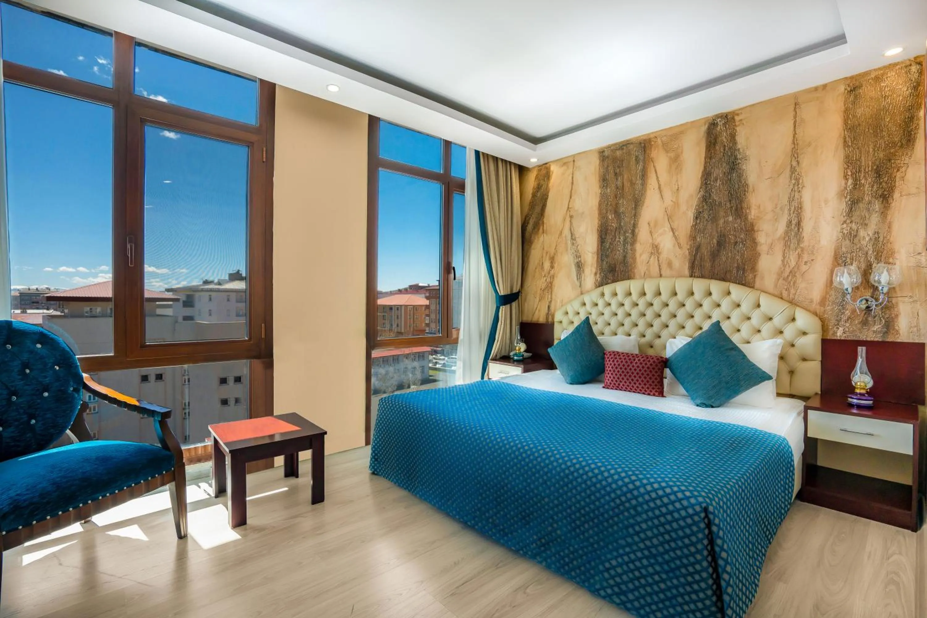 Bed in GRAND ANİ HOTEL