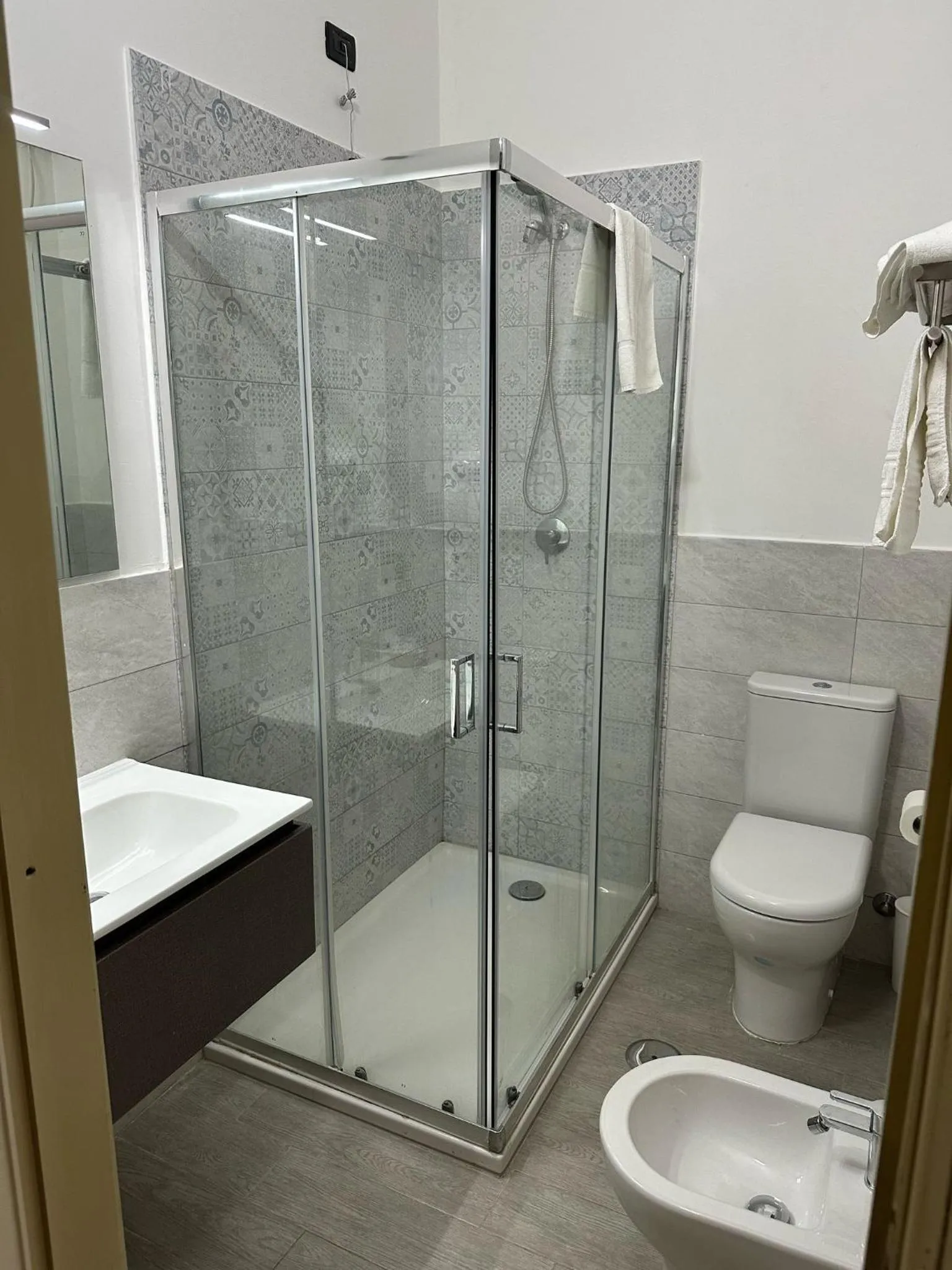 Bathroom in Hotel Costa Jonica