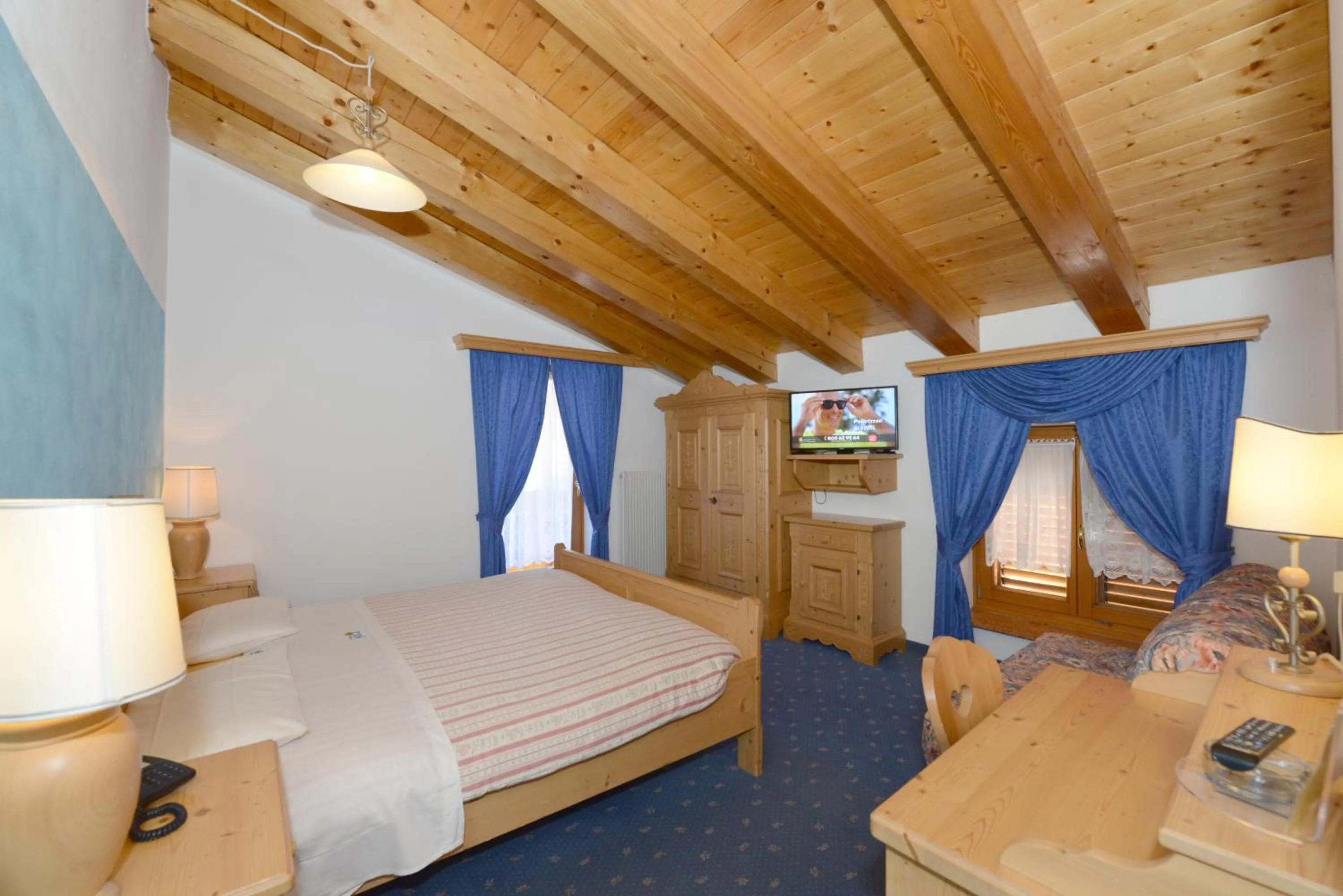 Bed in Hotel Sole