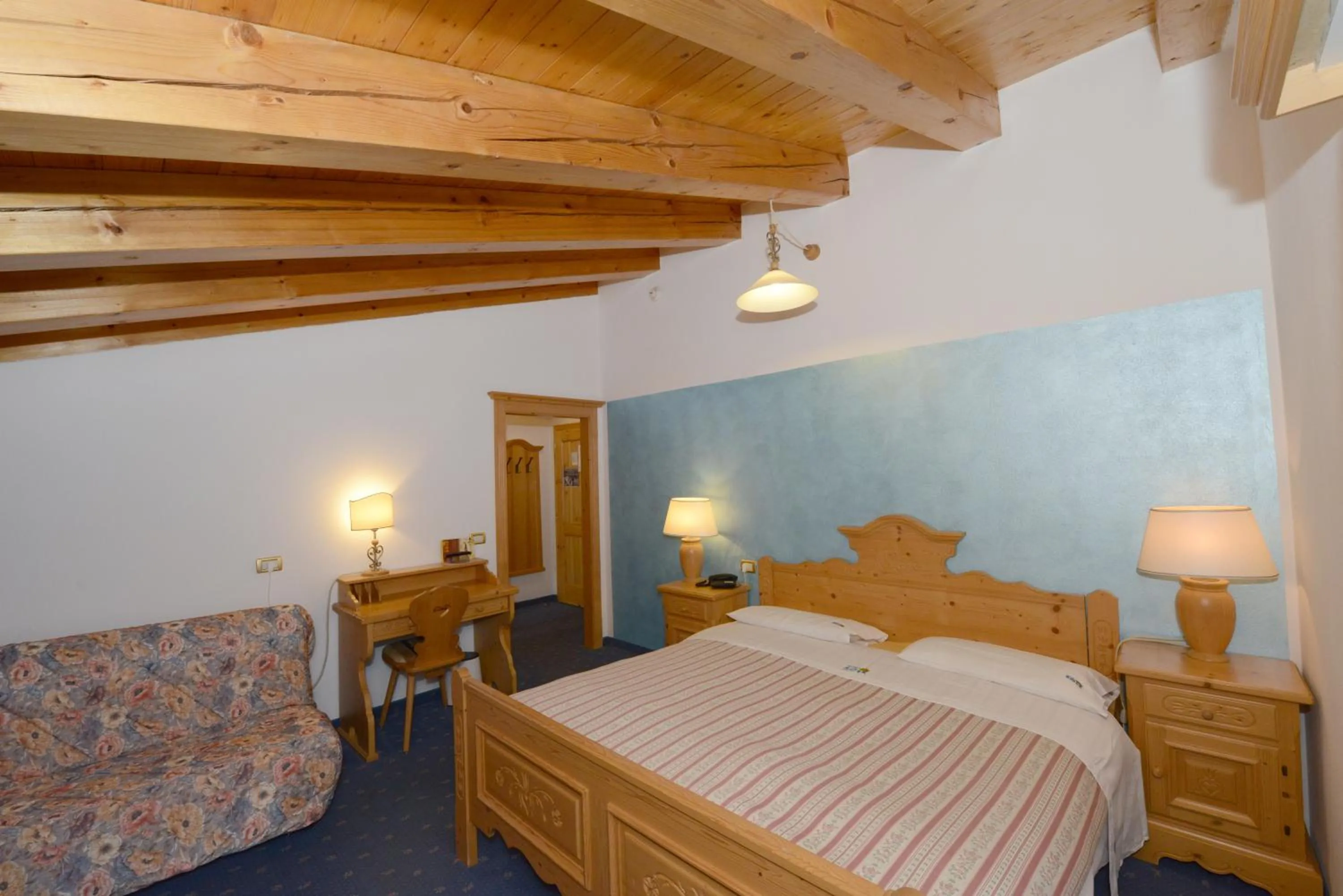 Bed in Hotel Sole