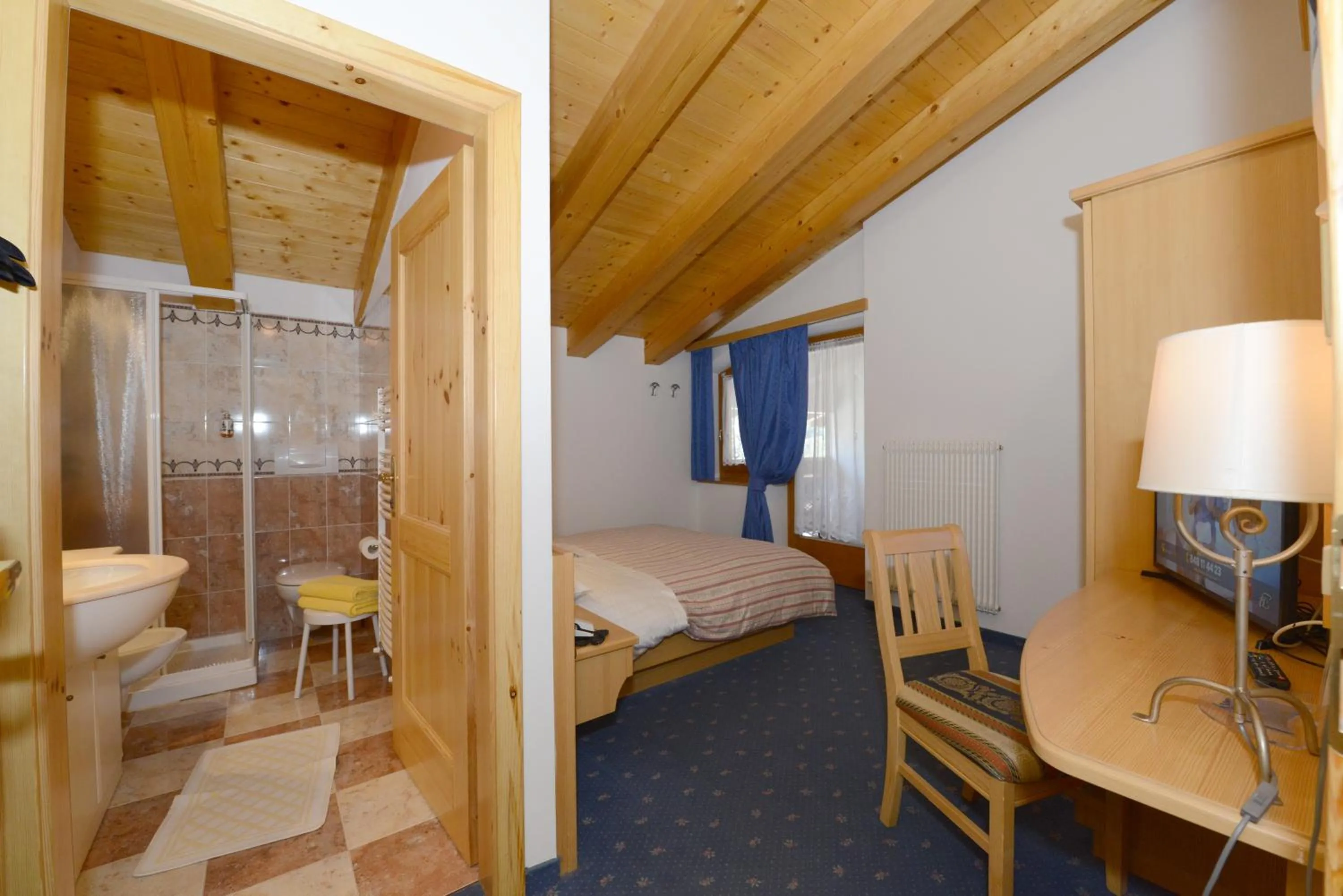 Bed in Hotel Sole