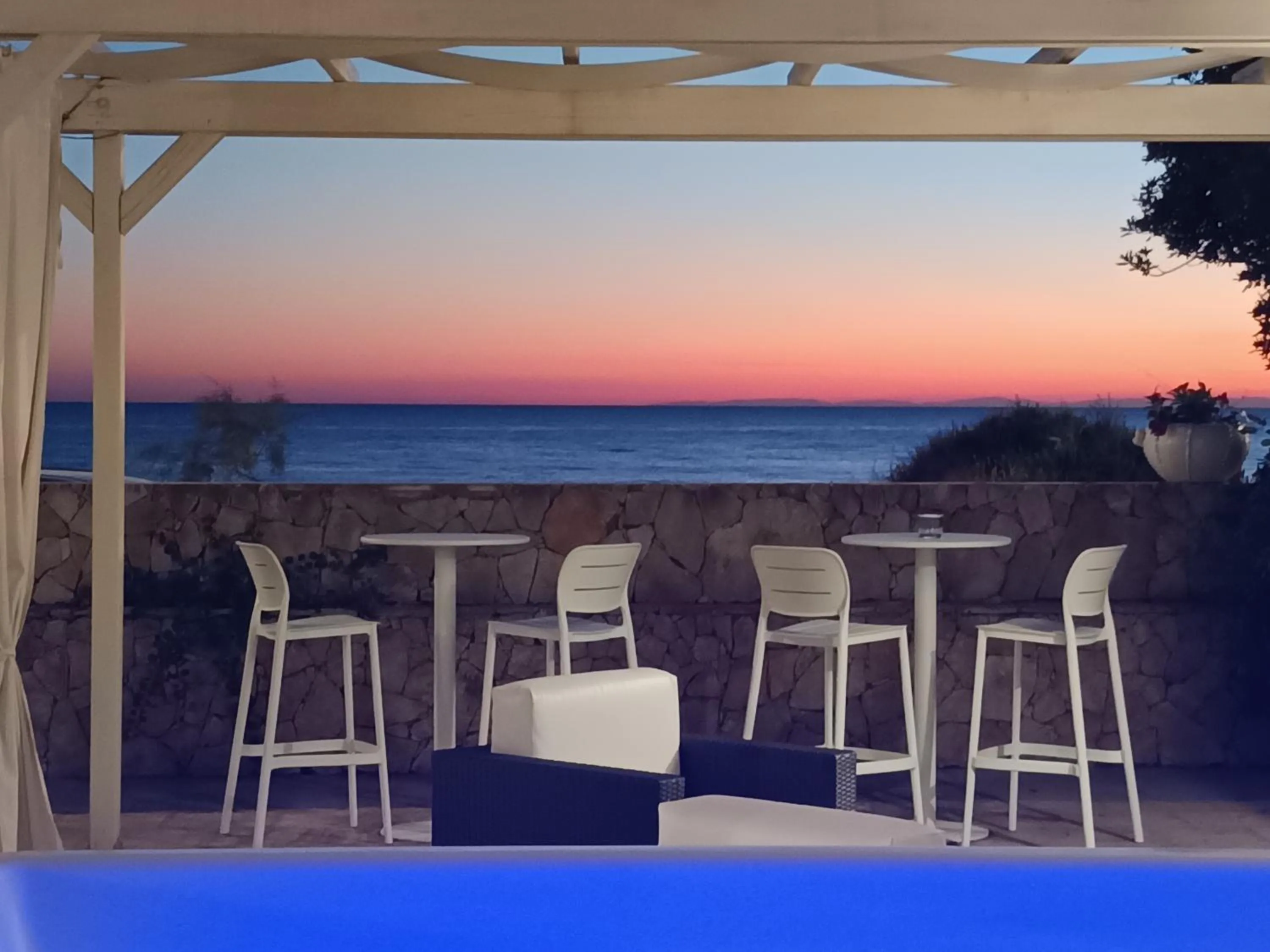 Sunset in La Giara Resort