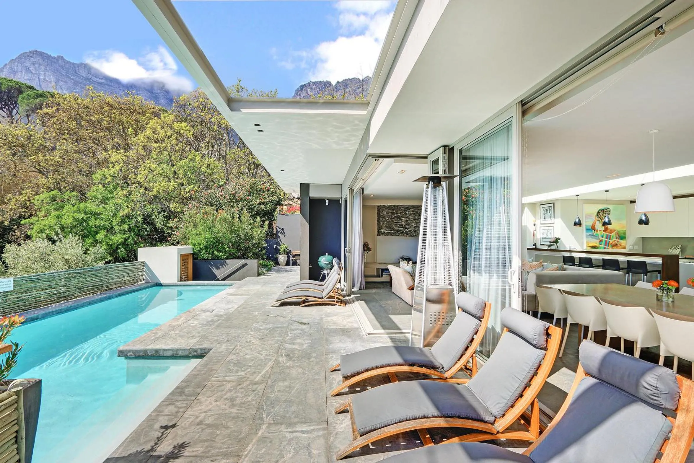 Patio in Blinkwater Villa