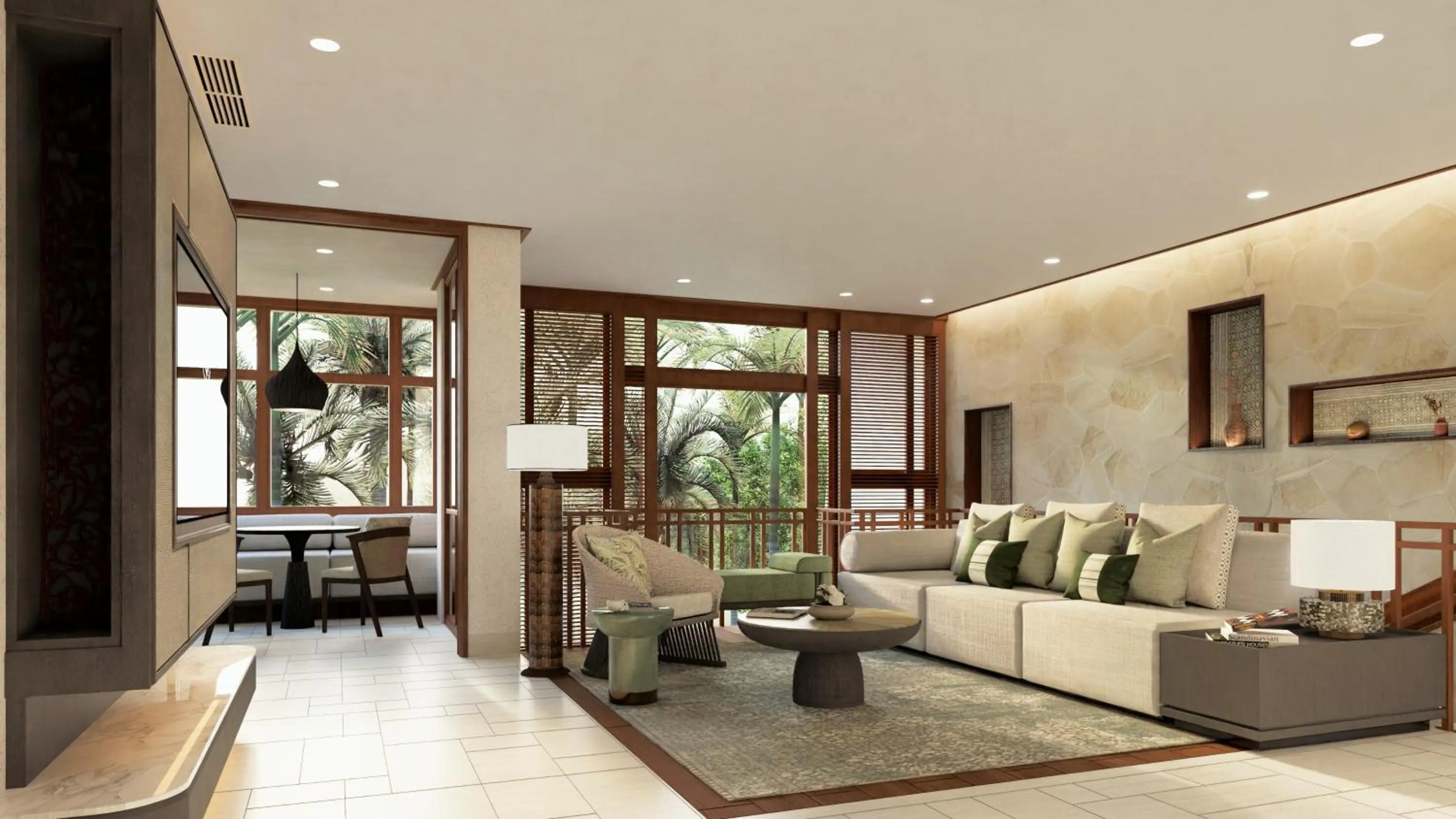 Living room in Four Seasons Resort Bali at Sayan