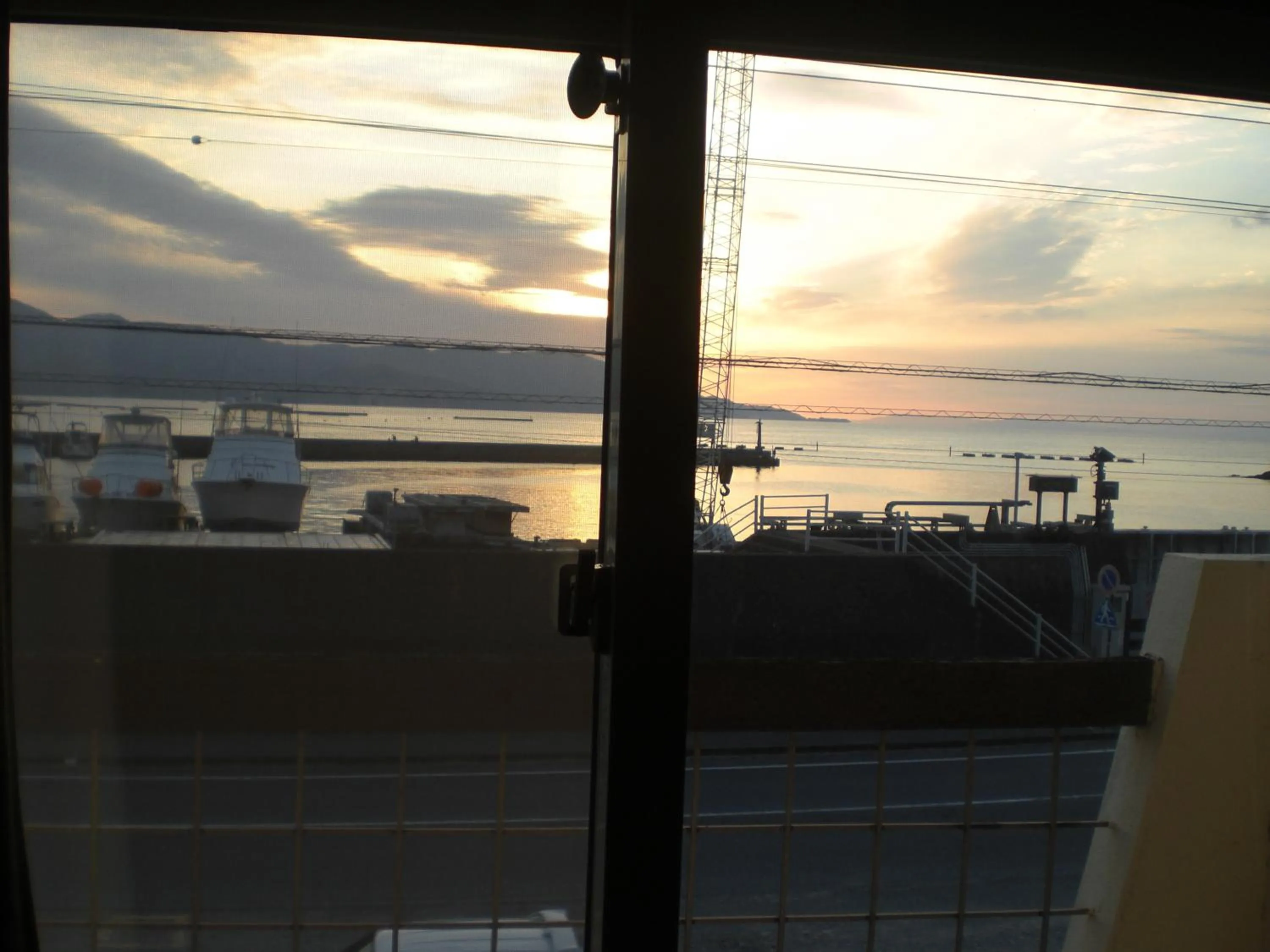 Sunset in Marina bay Numazu マリーナベイ沼津 BBQ可