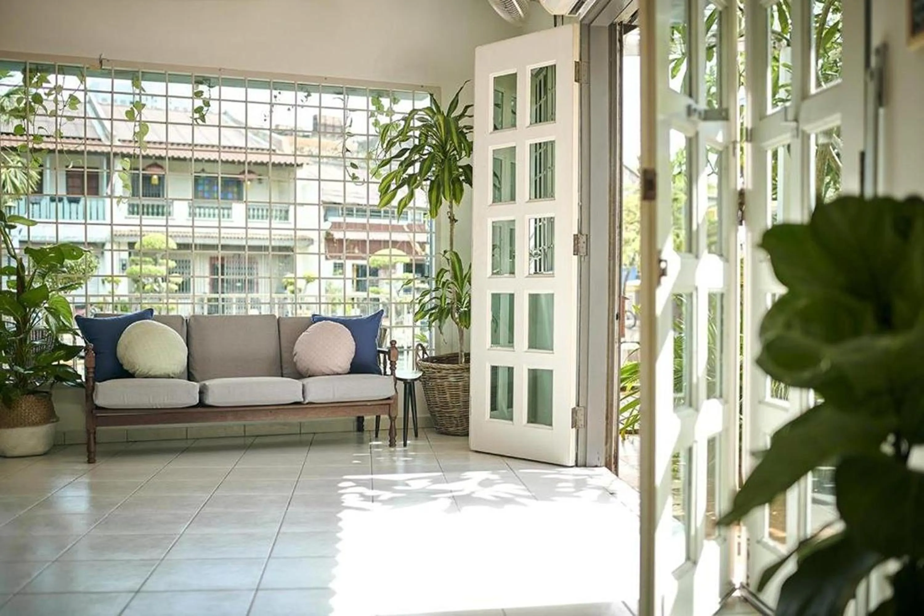 Balcony/Terrace in Sleepy Nomad Hostel