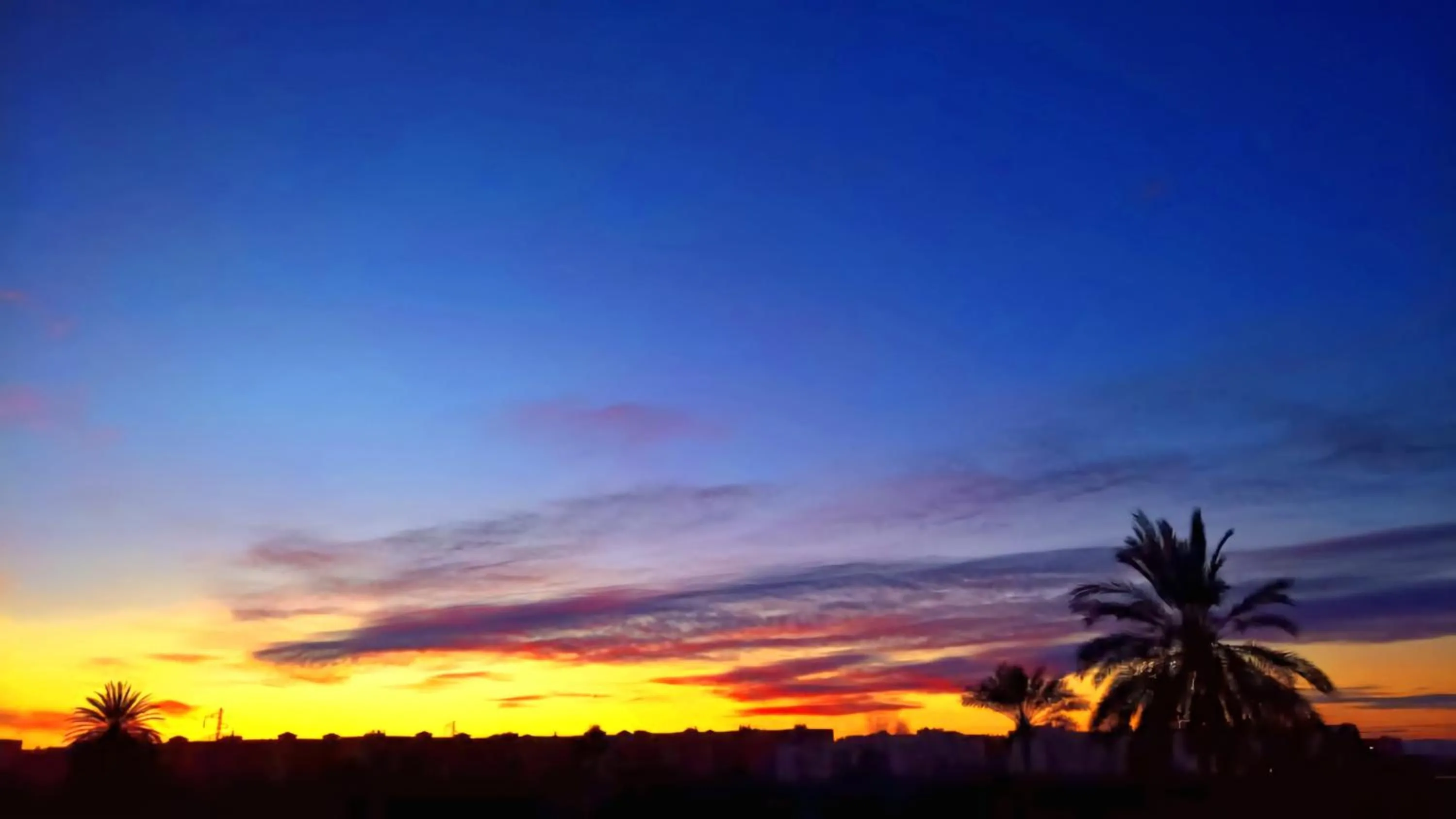 Sunset in La Perle de l'Atlas by Golf Resort