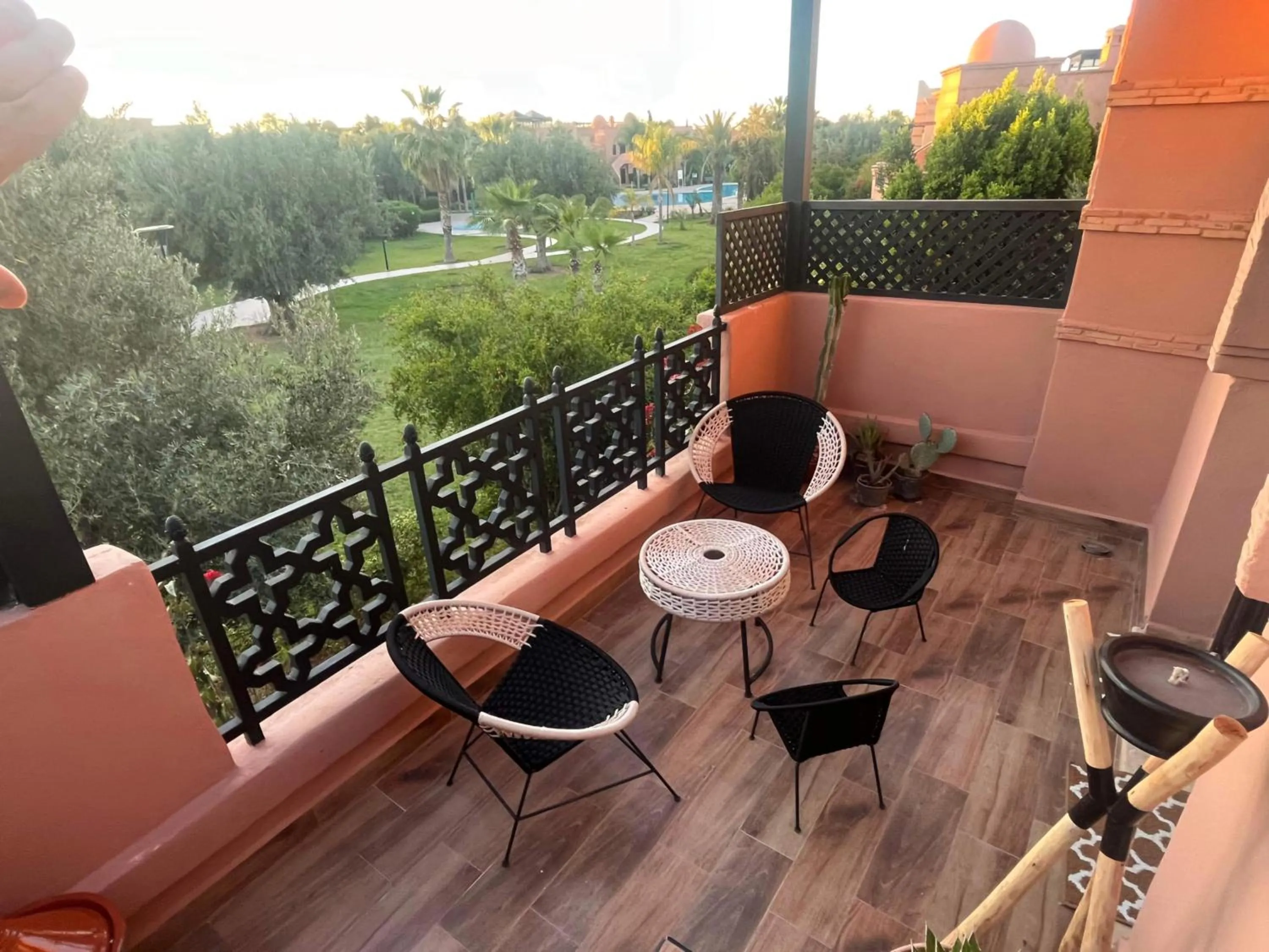 Balcony/Terrace in La Perle de l'Atlas by Golf Resort