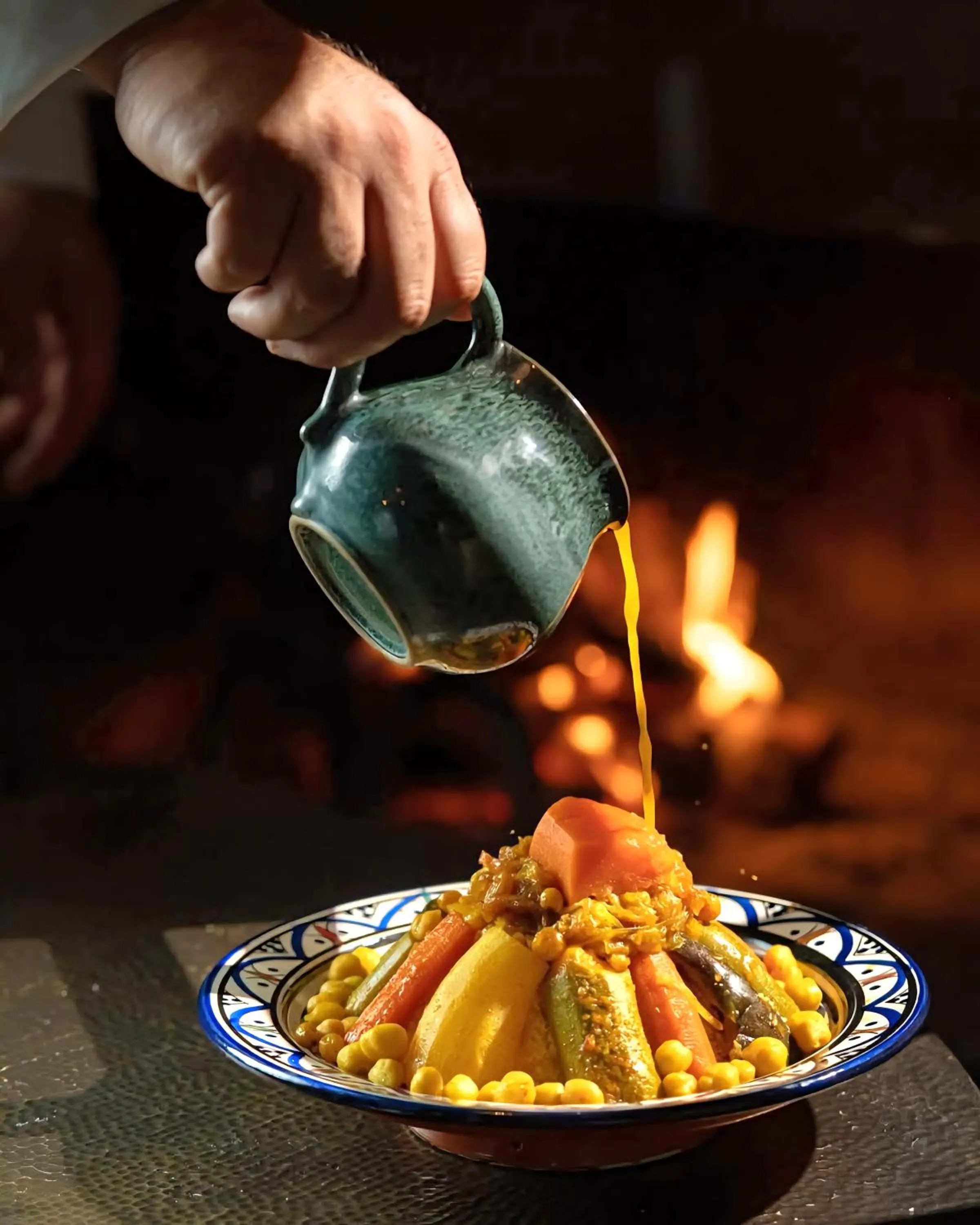 Food close-up in La Perle de l'Atlas by Golf Resort