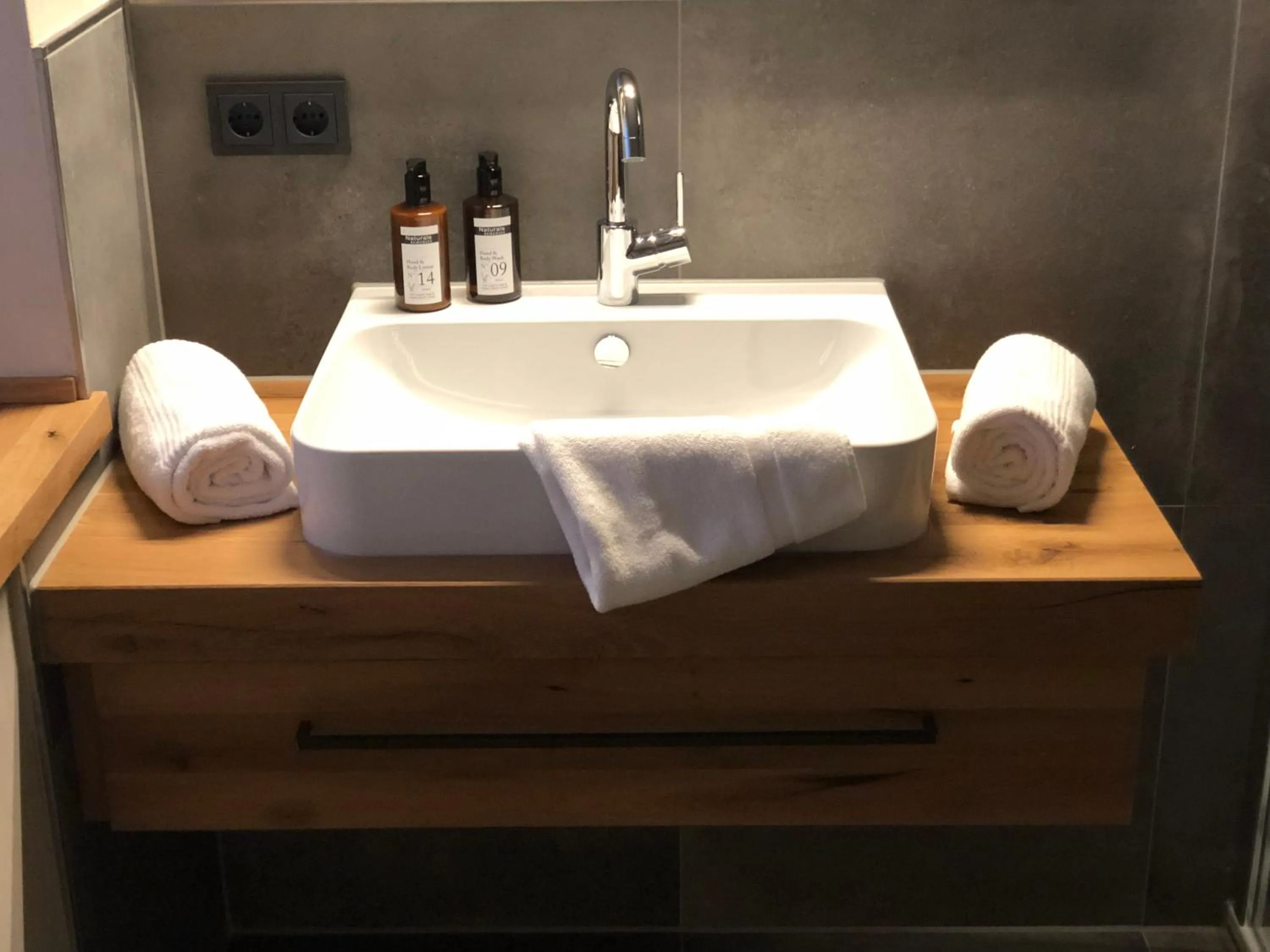 Bathroom in Landhotel Jagdschlösschen