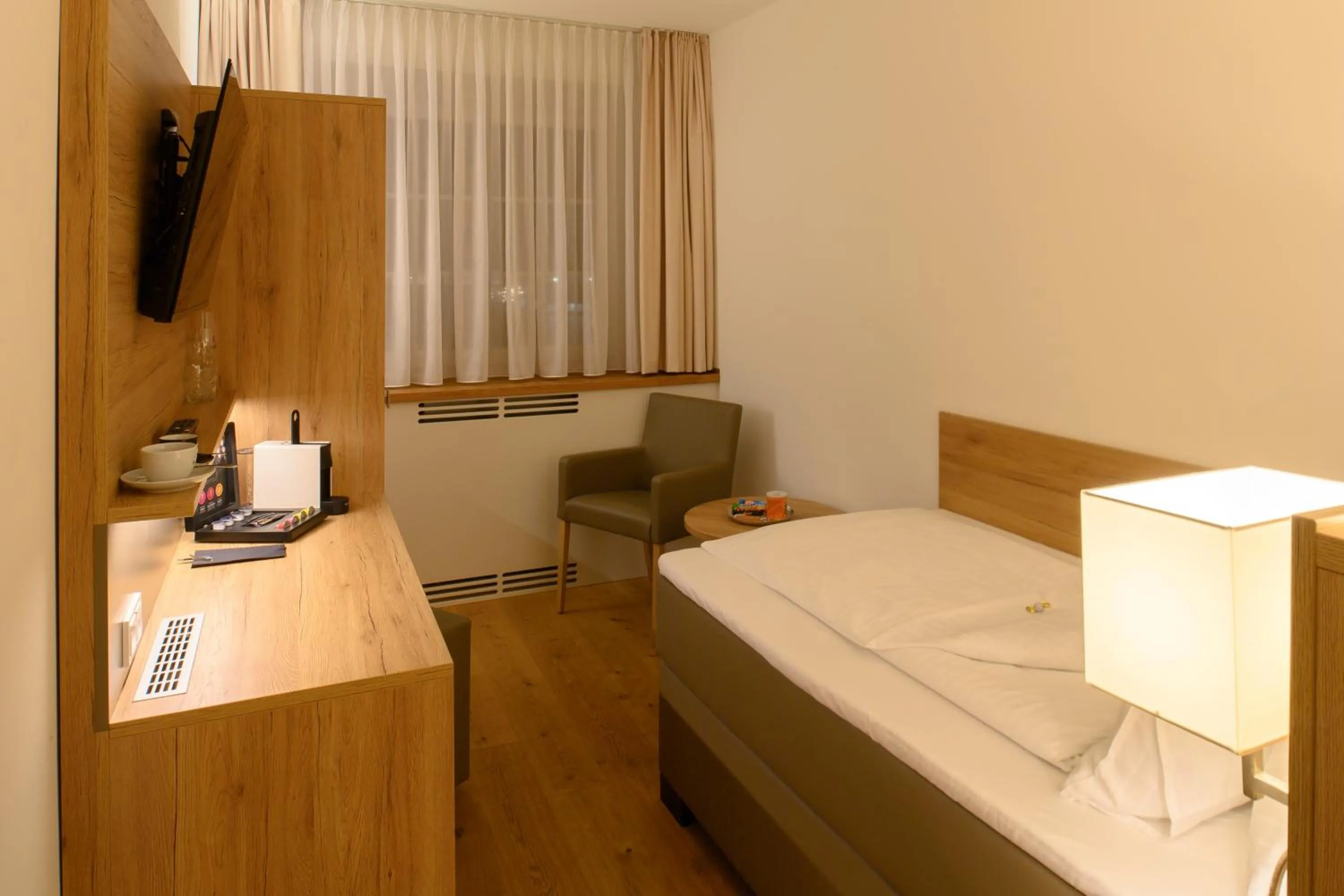 Photo of the whole room, Bed in Landhotel Jagdschlösschen