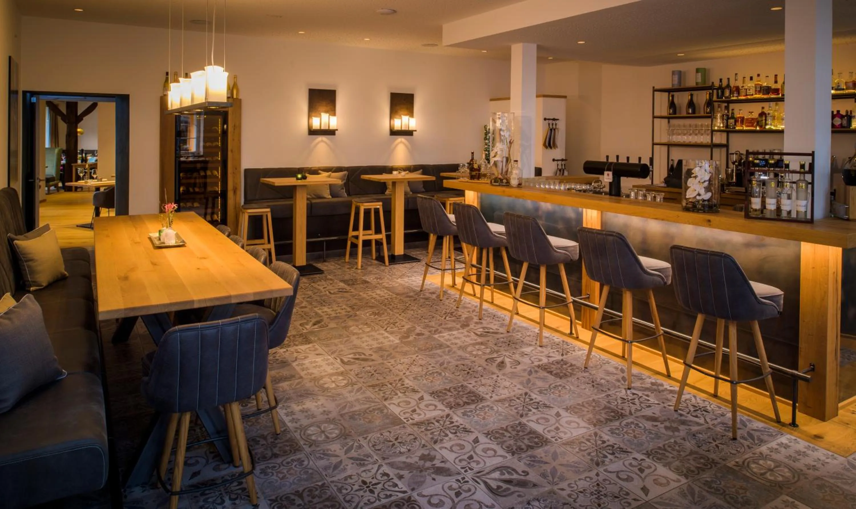 Lounge or bar in Landhotel Jagdschlösschen