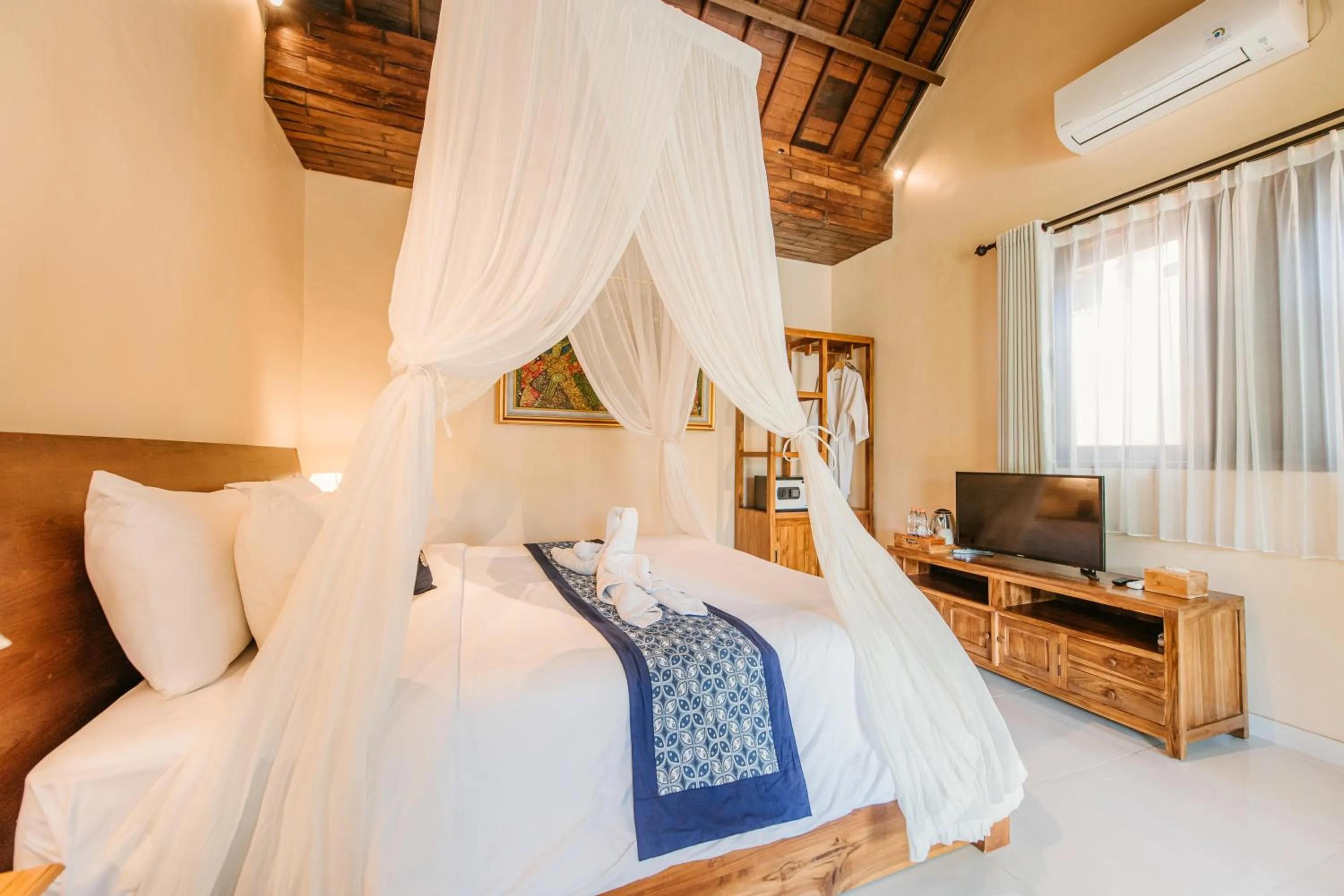 Double Room with Pool View in Moson Bali Villa Legian