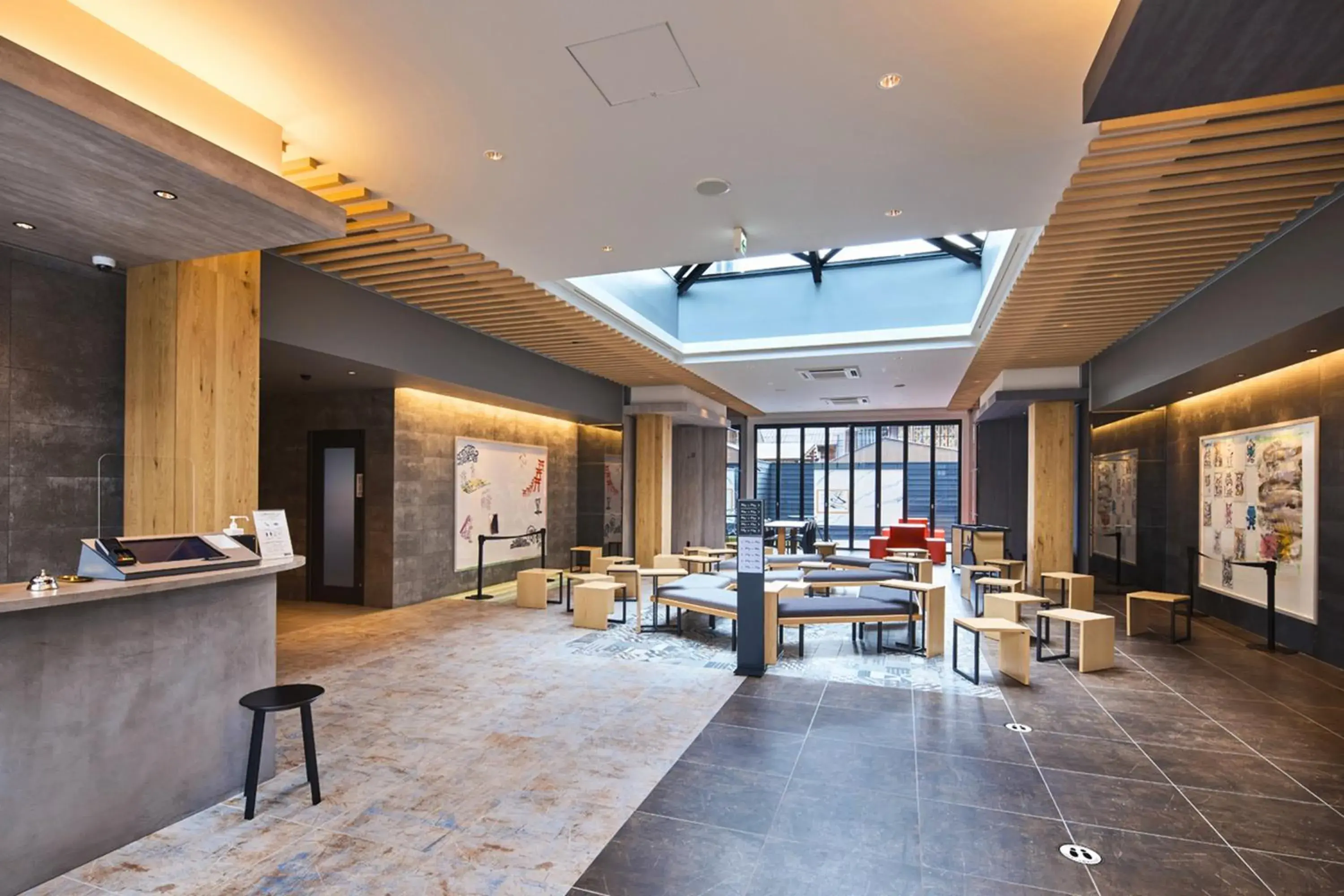 Lobby or reception in Hotel Pagong with M's Lobby or reception in Hotel Pagong with M's