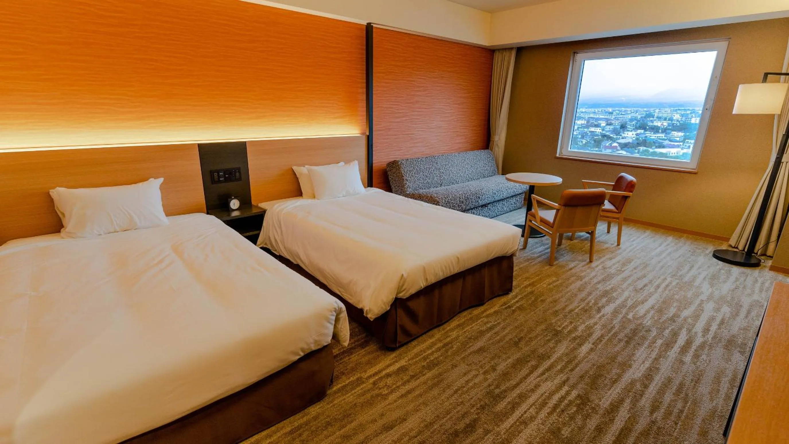 Photo of the whole room, Bed in Hakodate Yunokawa Onsen Umi to Akari Hewitt Resort