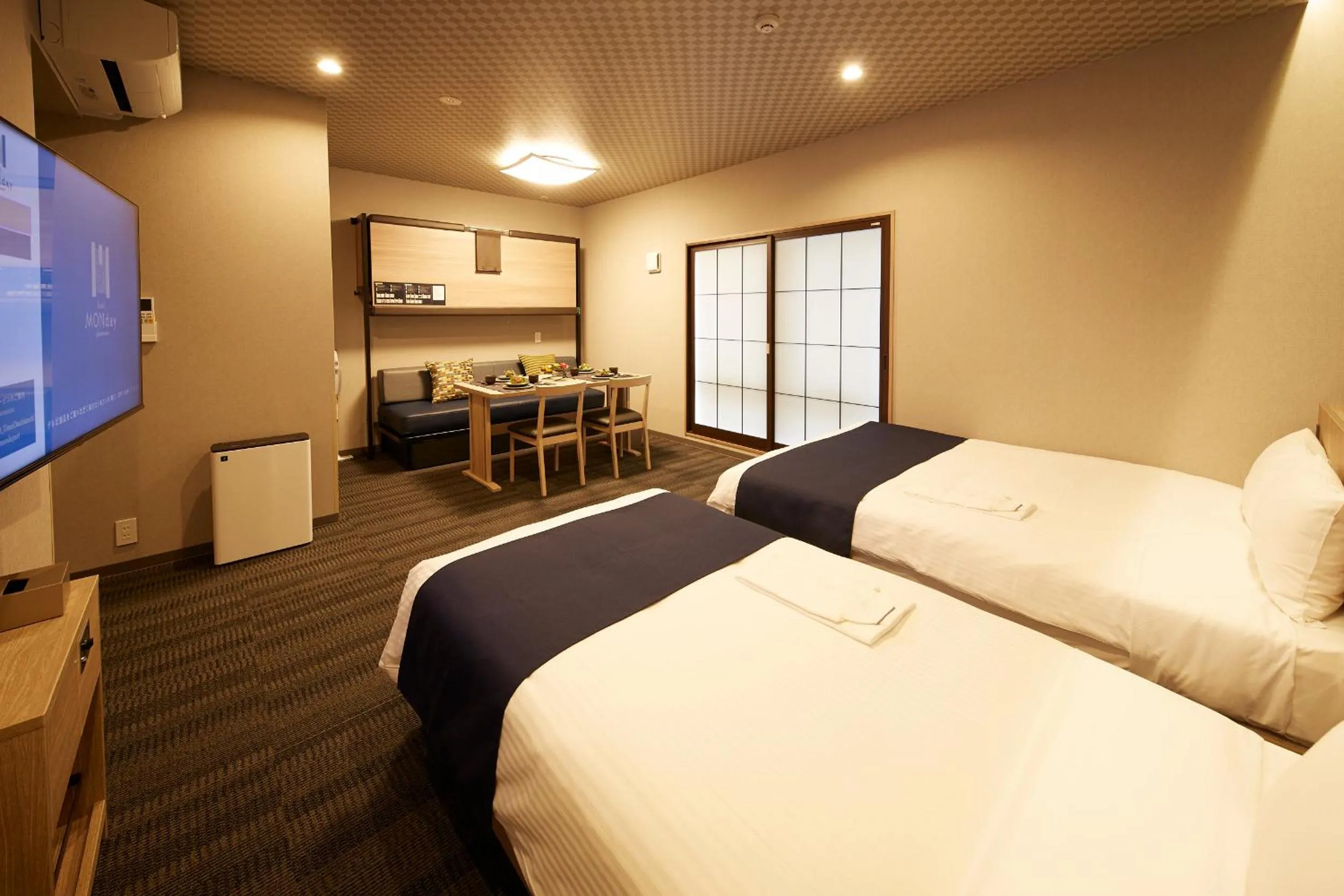Bed in MONday Apart Premium UENO OKACHIMACHI