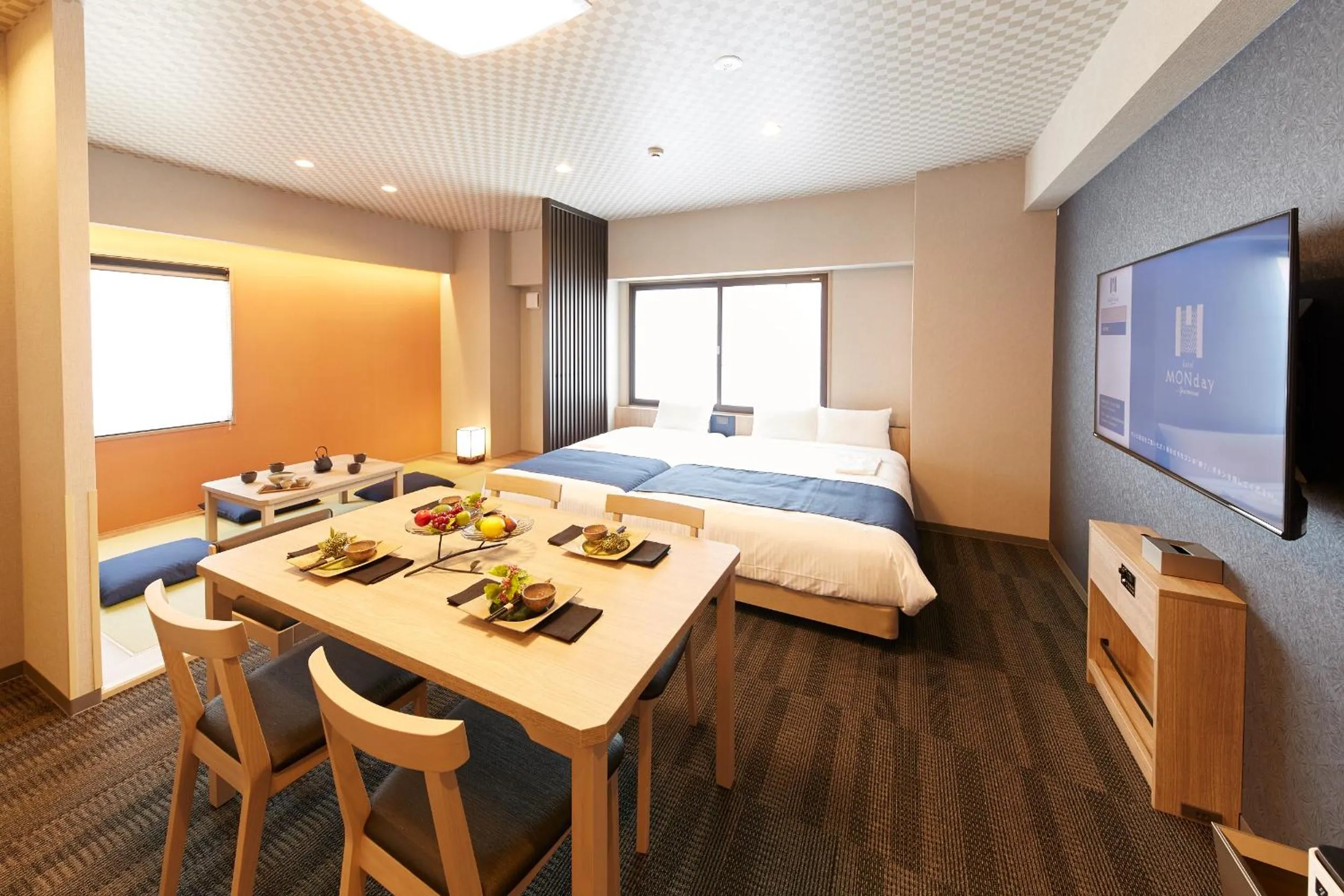 Bed in MONday Apart Premium UENO OKACHIMACHI