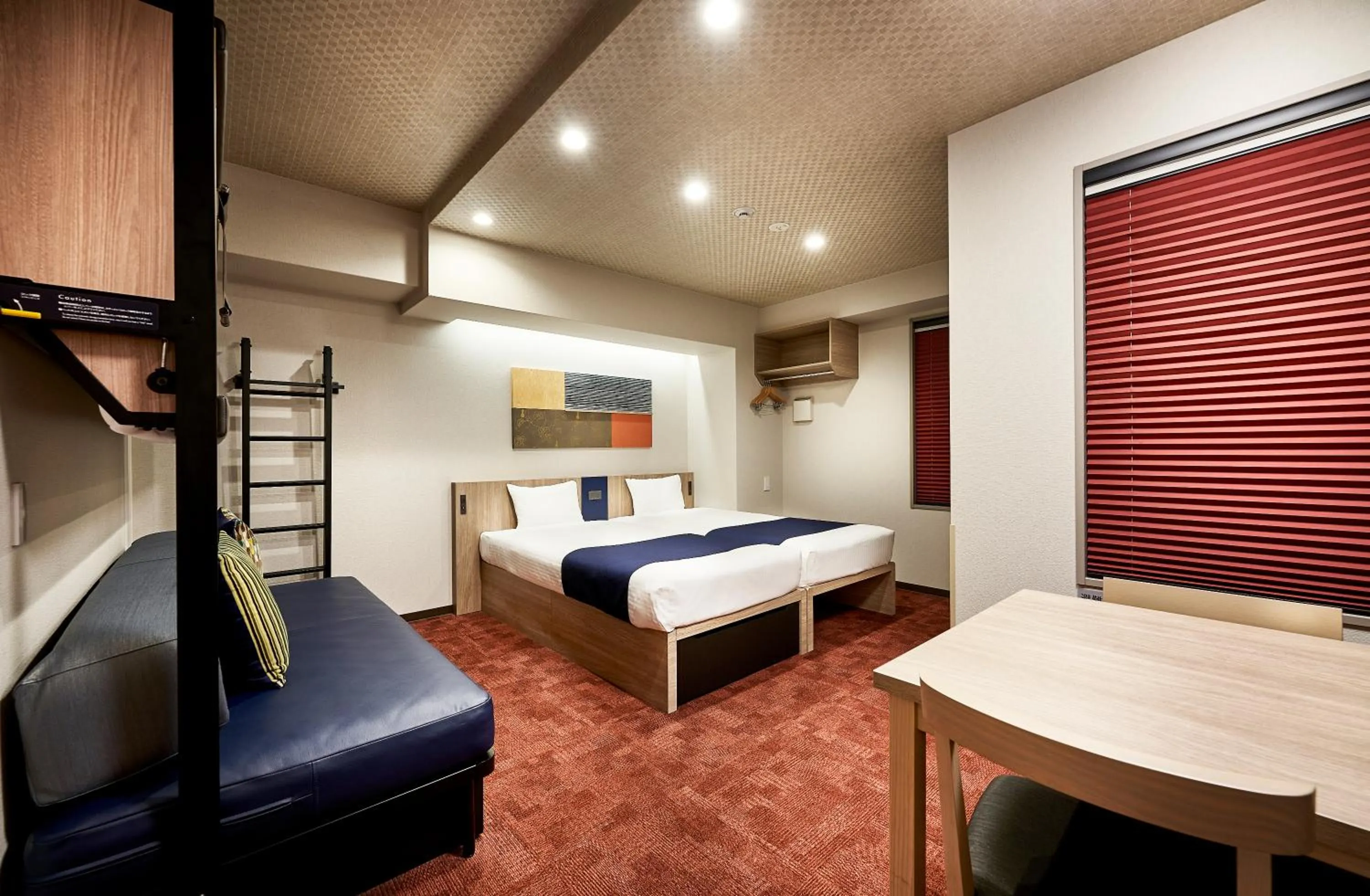 Bed in MONday Apart Premium KYOTO Station